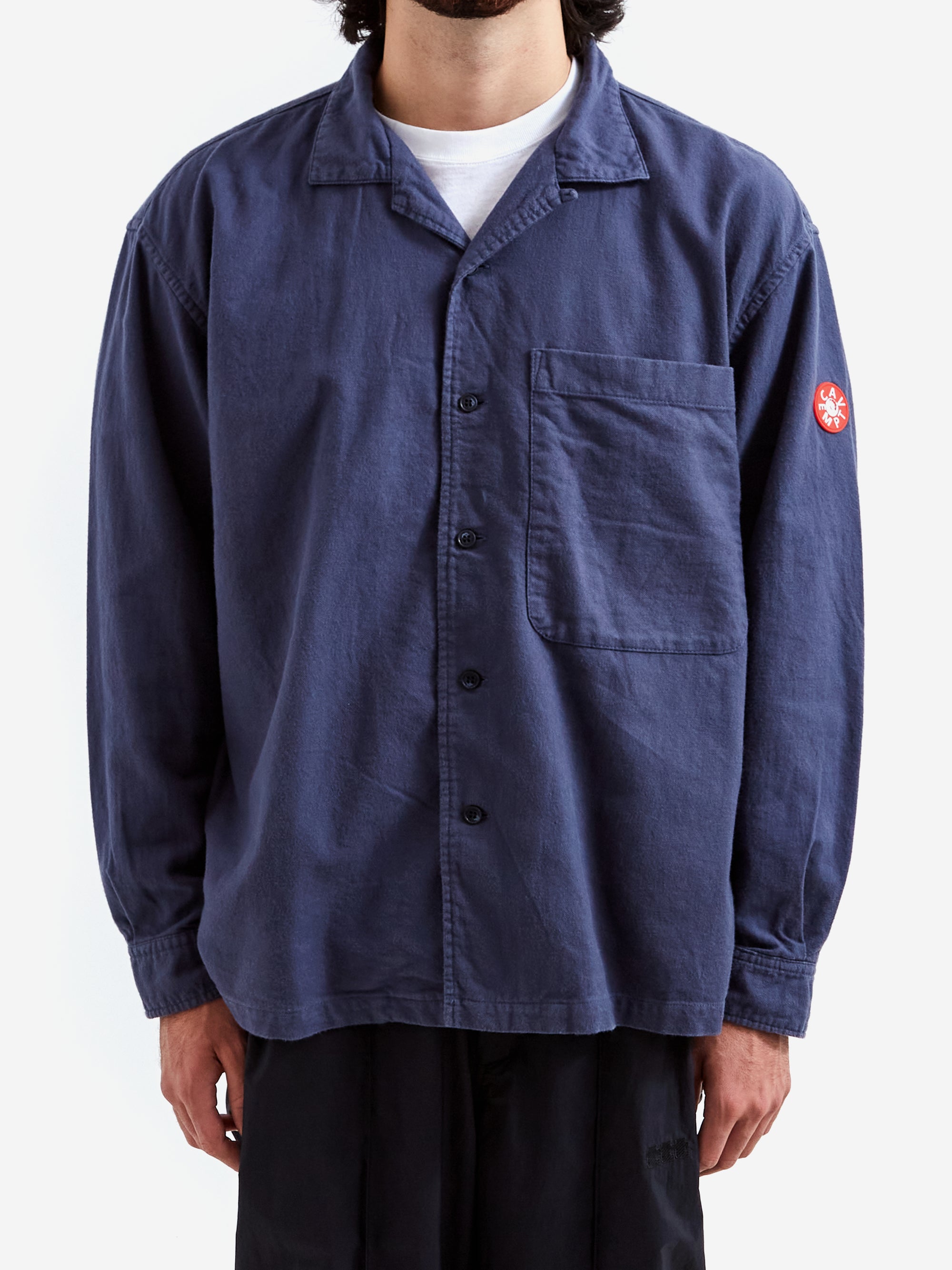 C.E Cav Empt Cotton LPOC Open Shirt - Navy