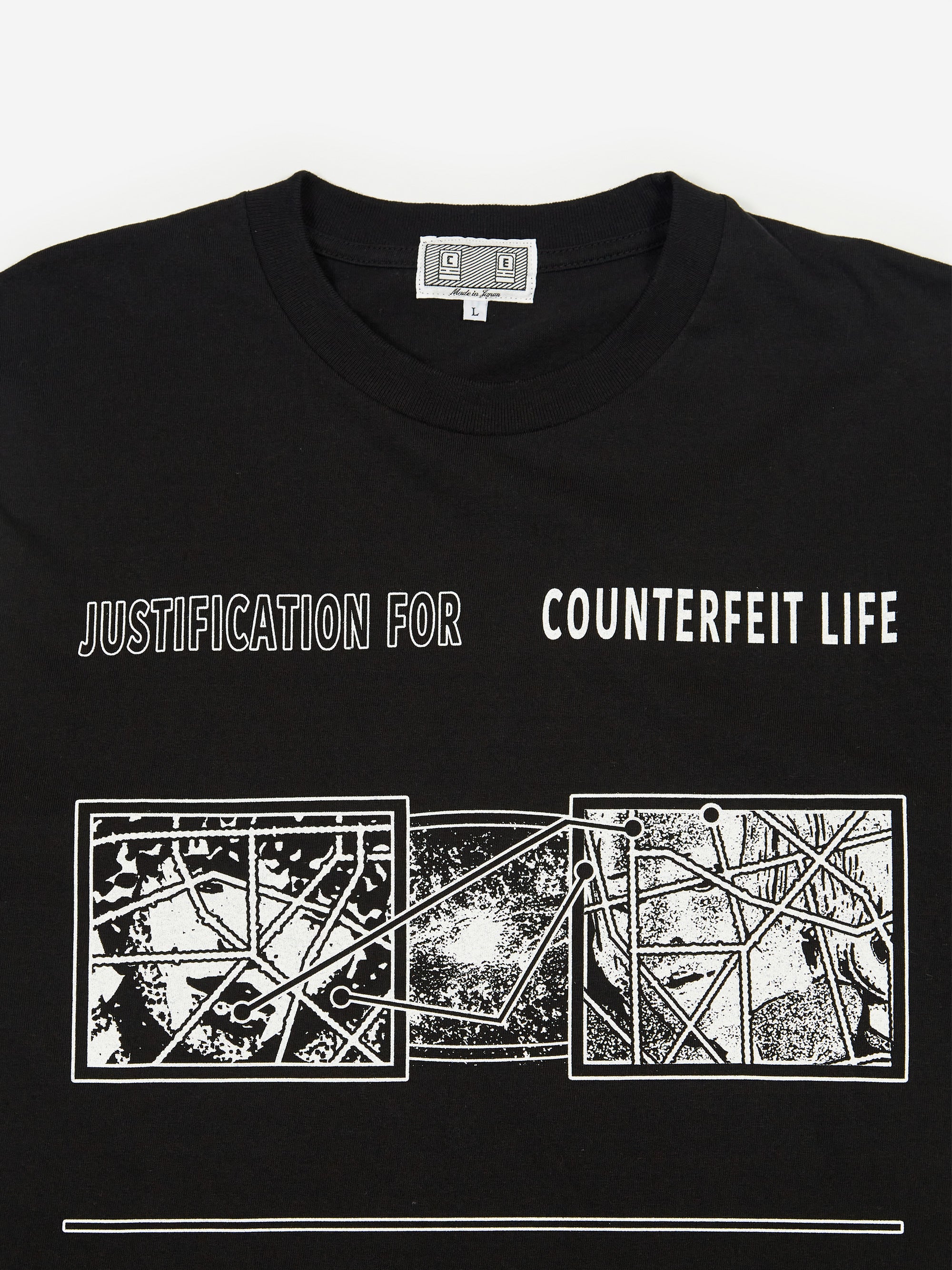 C.E Cav Empt Justification T-Shirt - Black