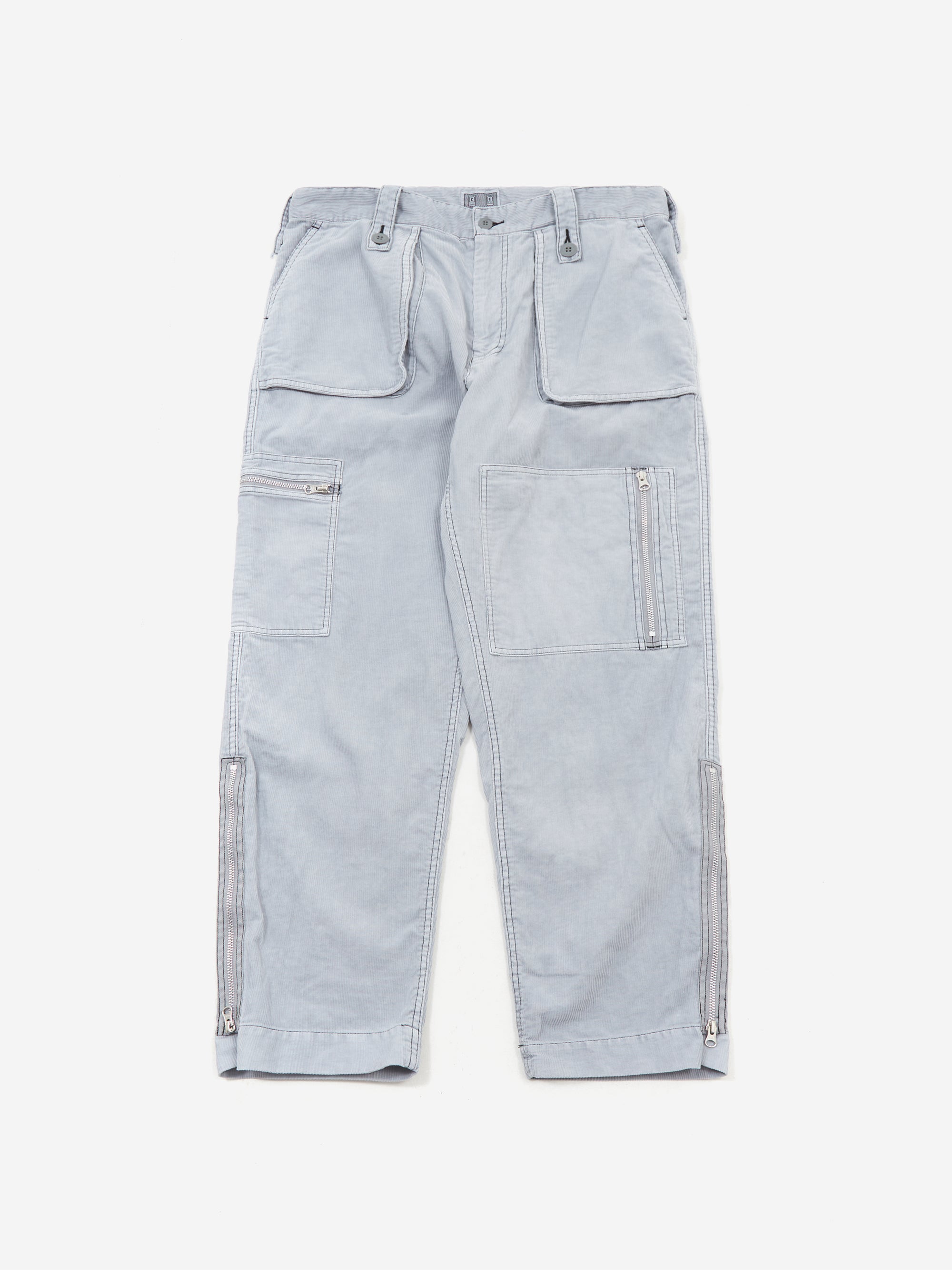 C.E Cav Empt Overdye Cord Yossarian Pants 5 Grey Goodhood