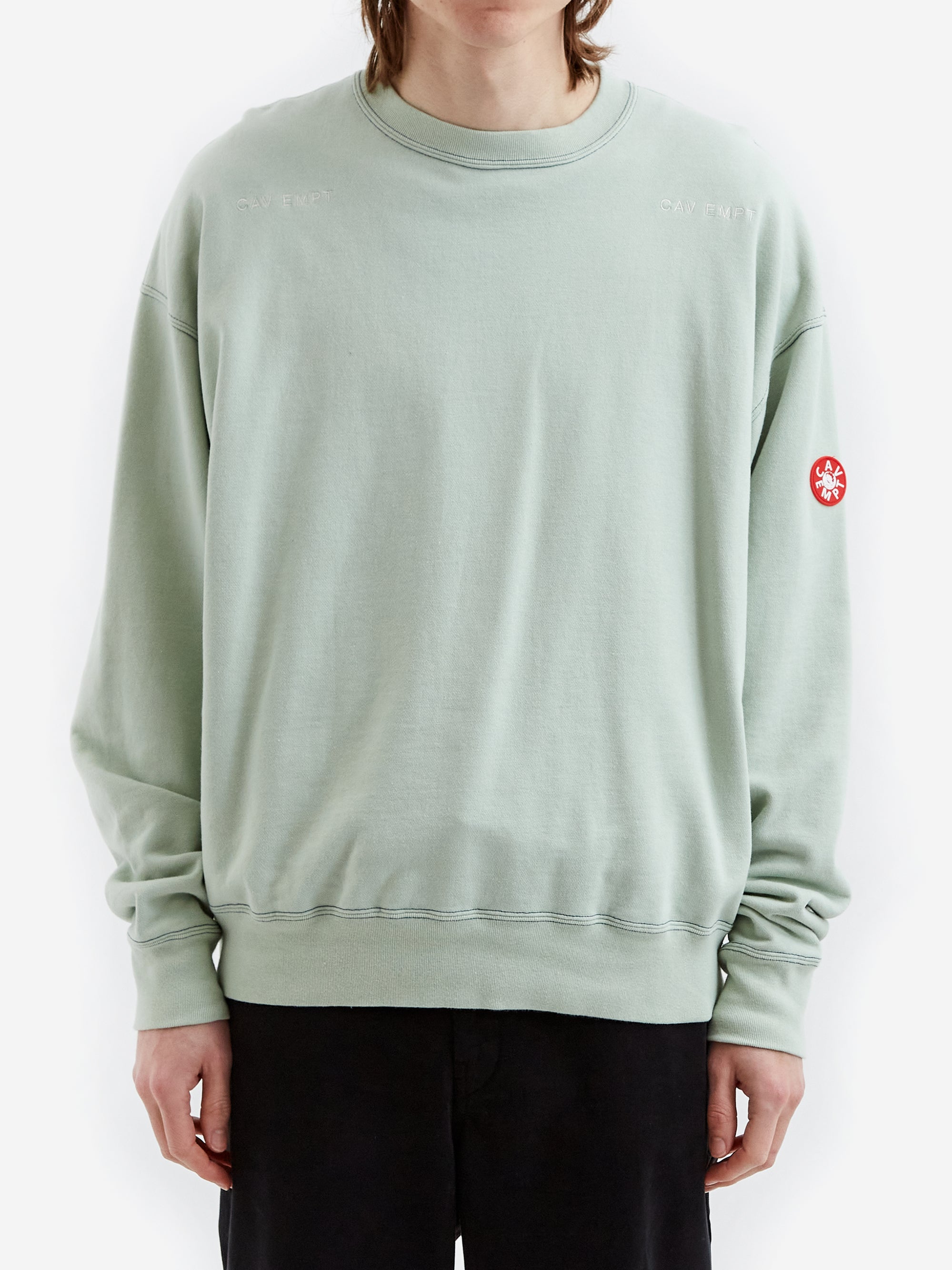 C.E Cav Empt Solid Crew Neck 2 Green