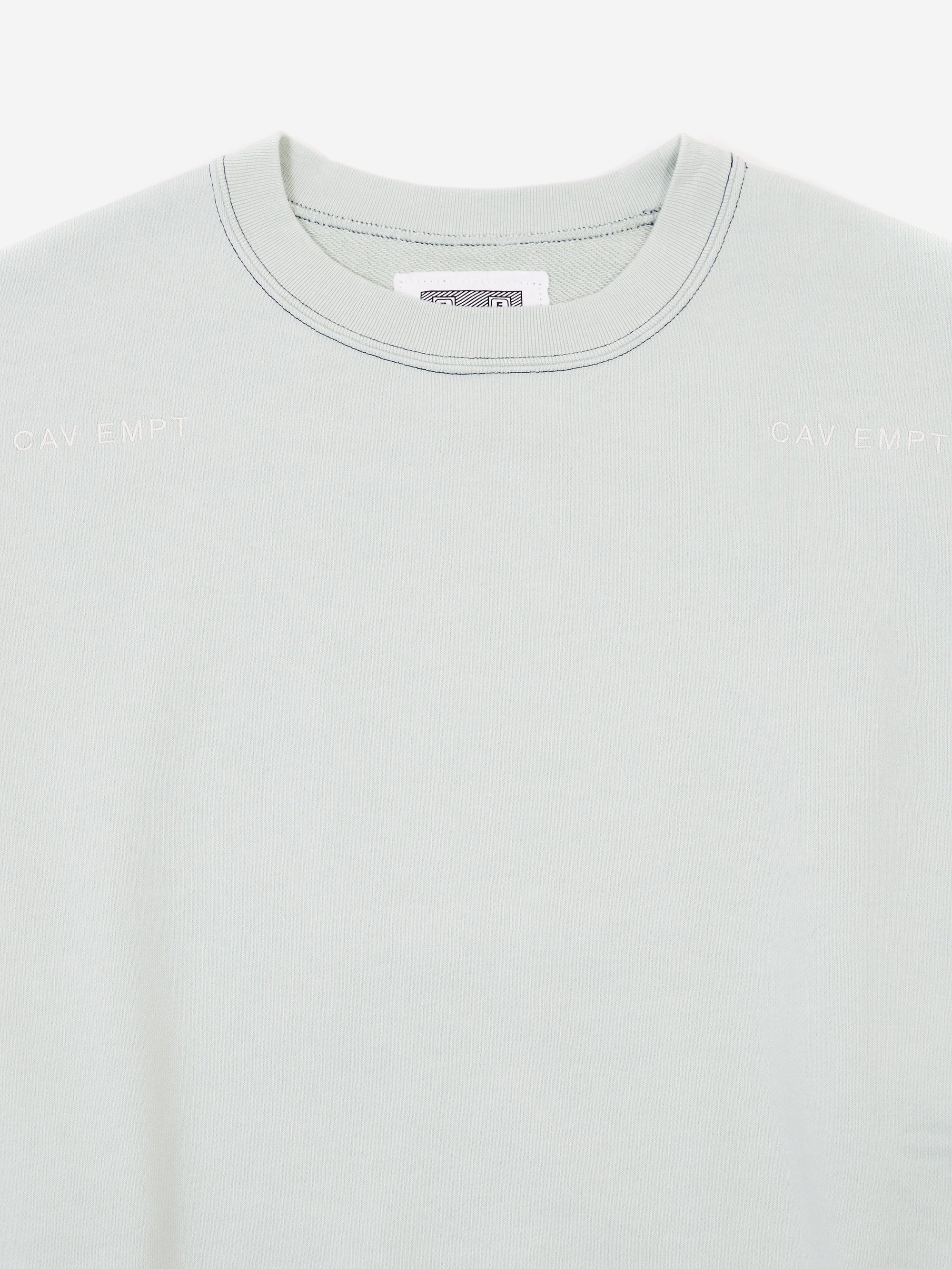 Cav empt white line crew outlet neck