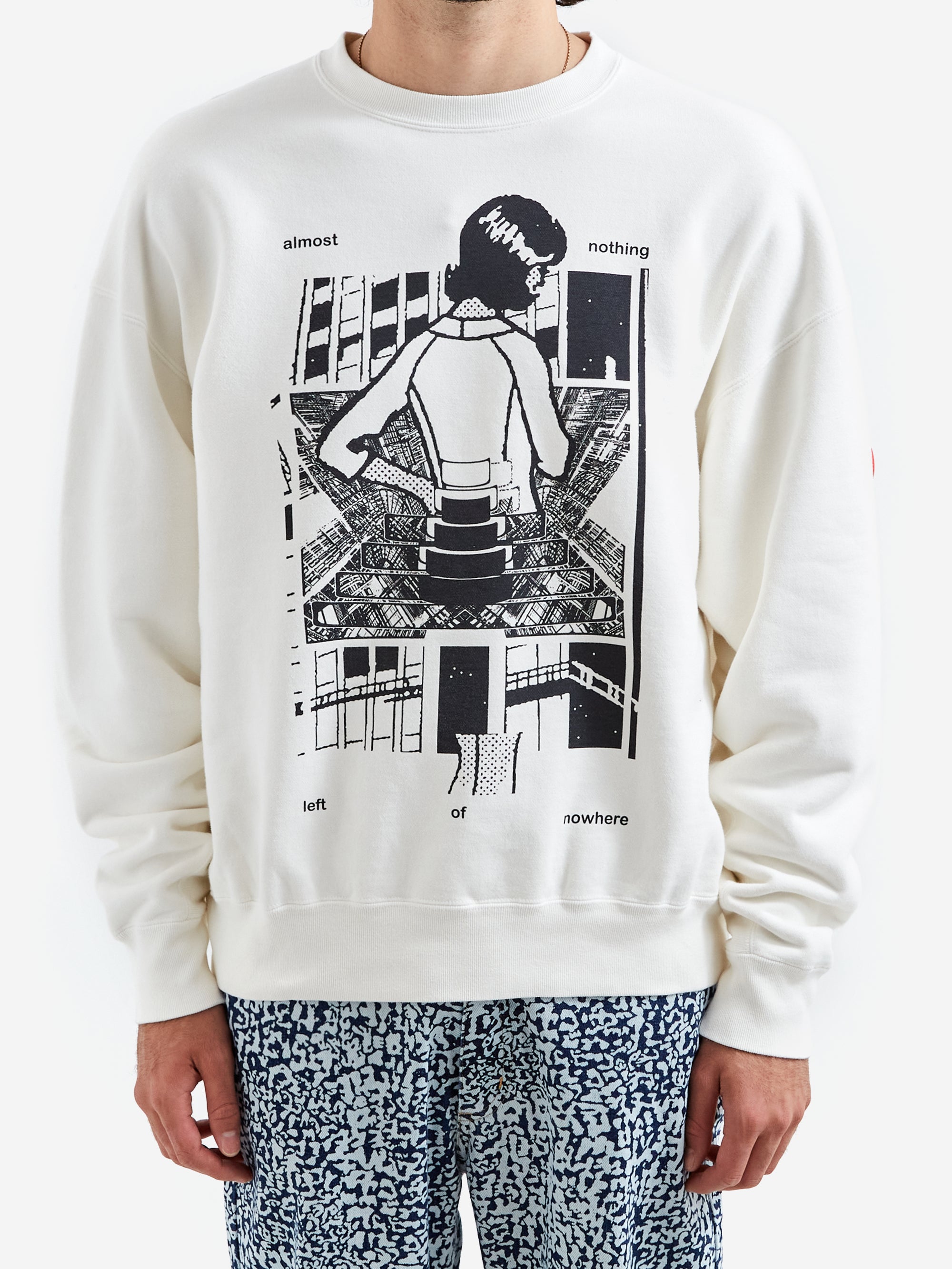 C.E Cav Empt Washed MD Nothing Crew Neck White