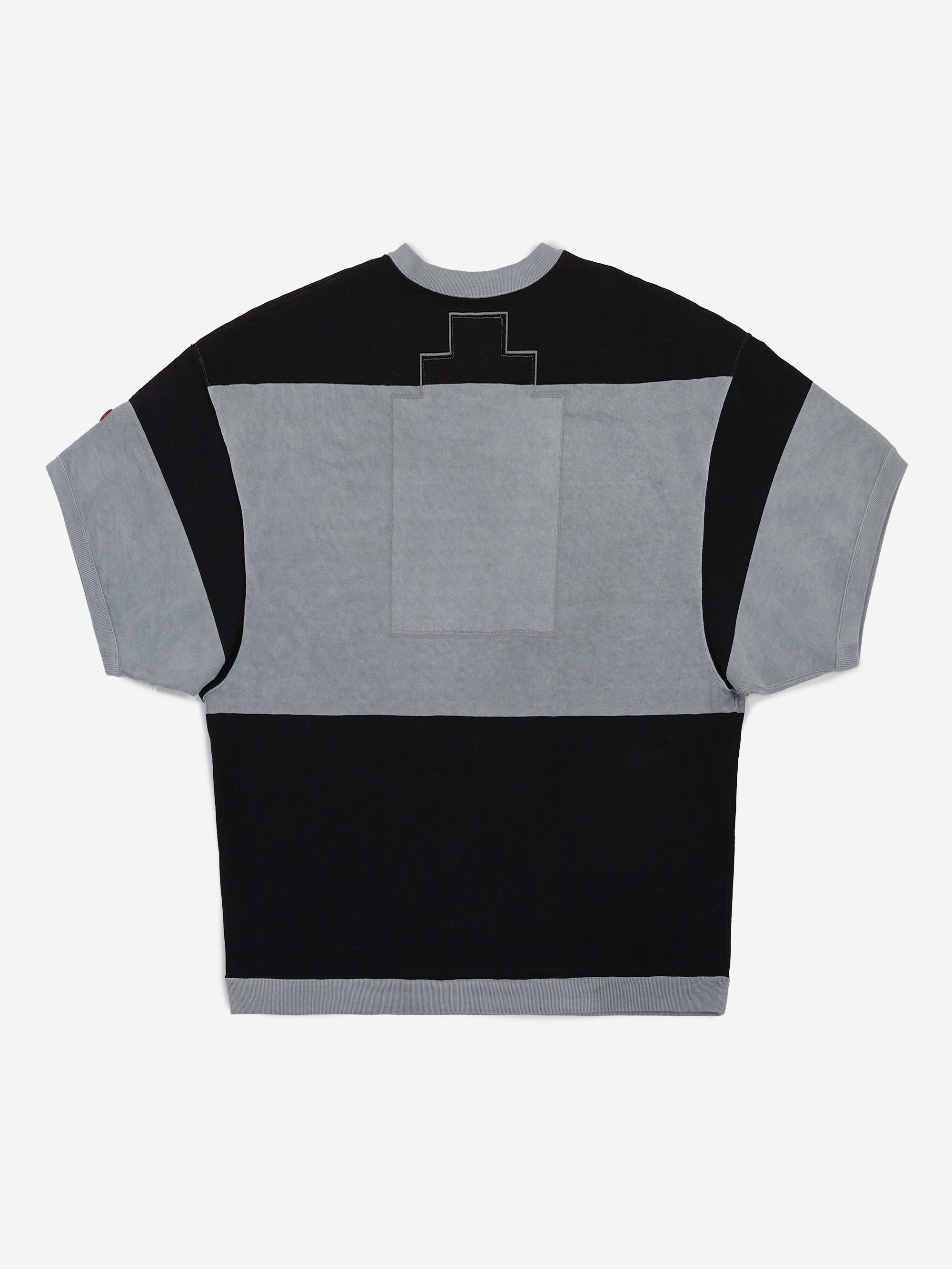 C.E Cav Empt Overdye Stripe Short Sleeve Crewneck - Khaki/Black