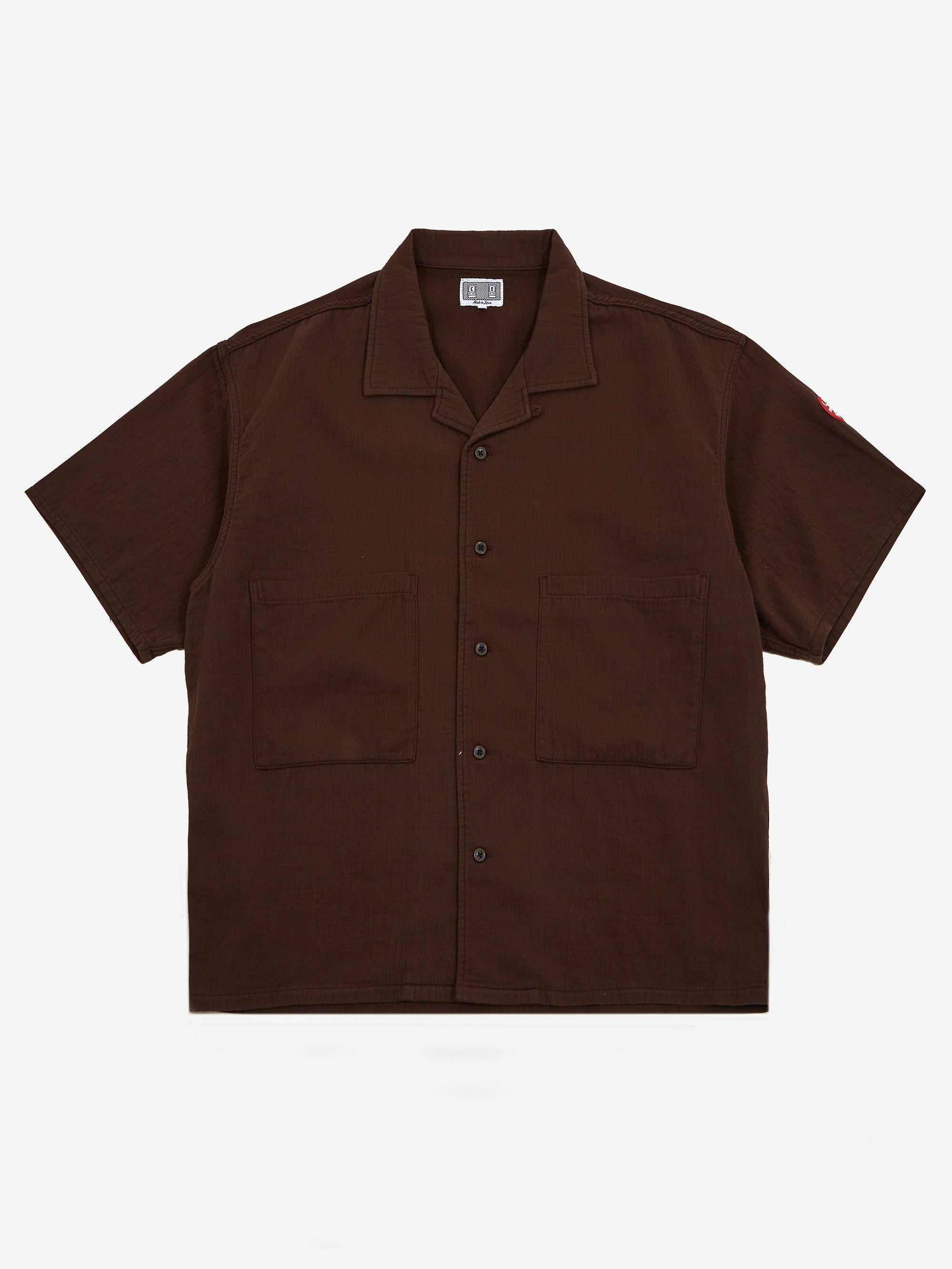 C.E Cav Empt Soft CW Short Sleeve Open Shirt - Brown – Goodhood