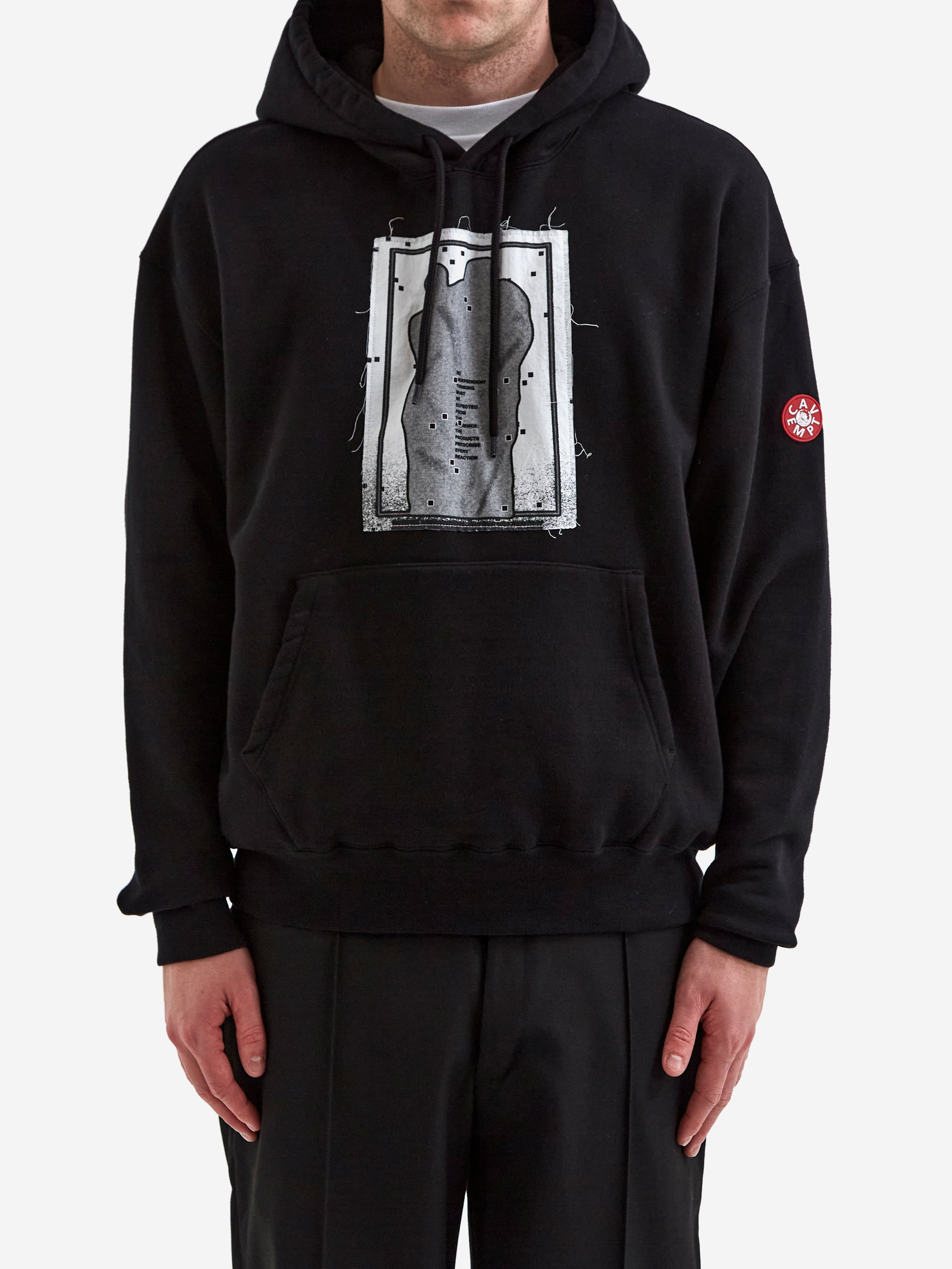 Cav Empt Fleece Zip Hoody Black CAV EMPT 20XVIII FLEECE 1/4 ZIP