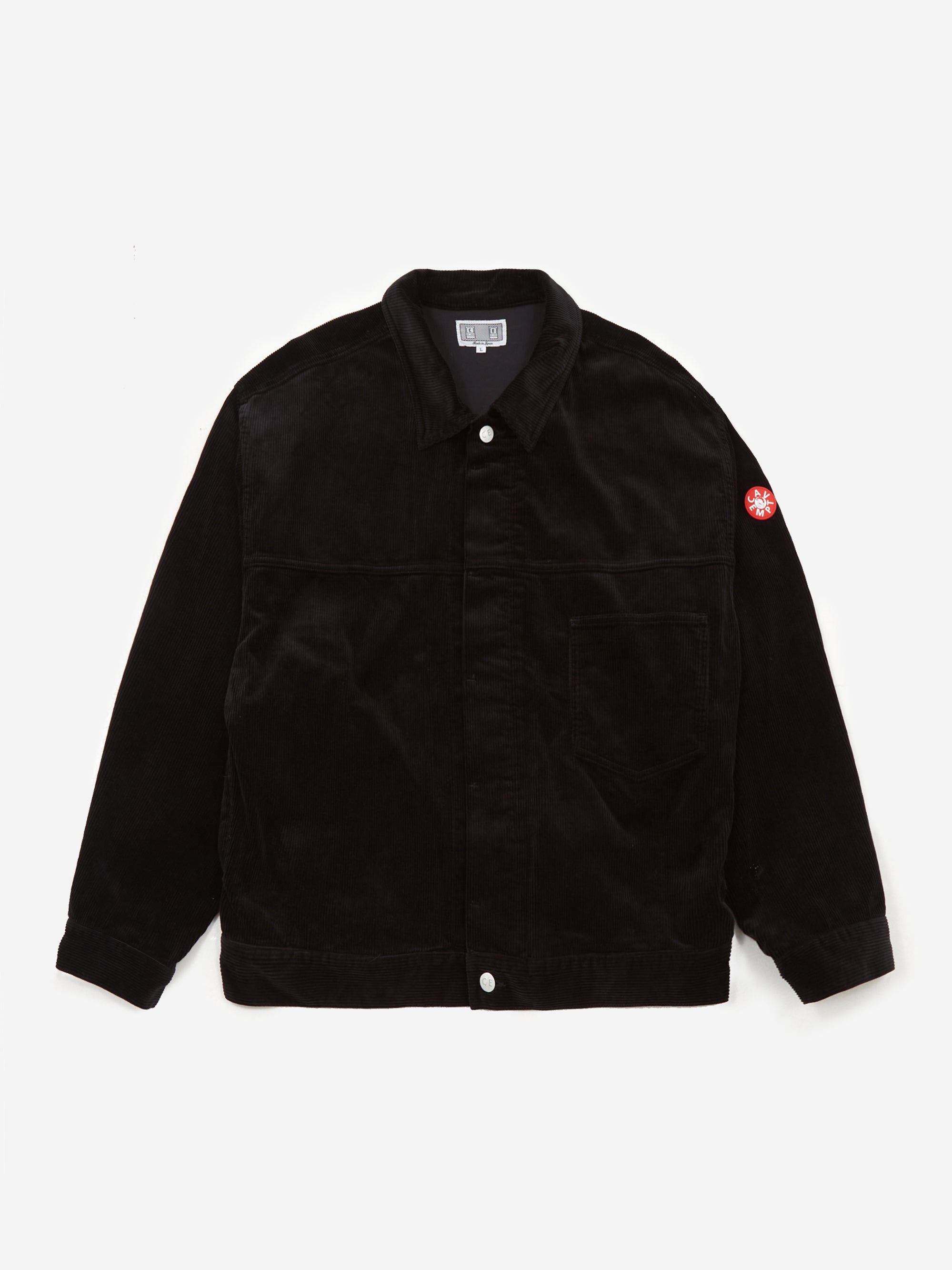 C.E Cav Empt Cord Trucker Jacket Black