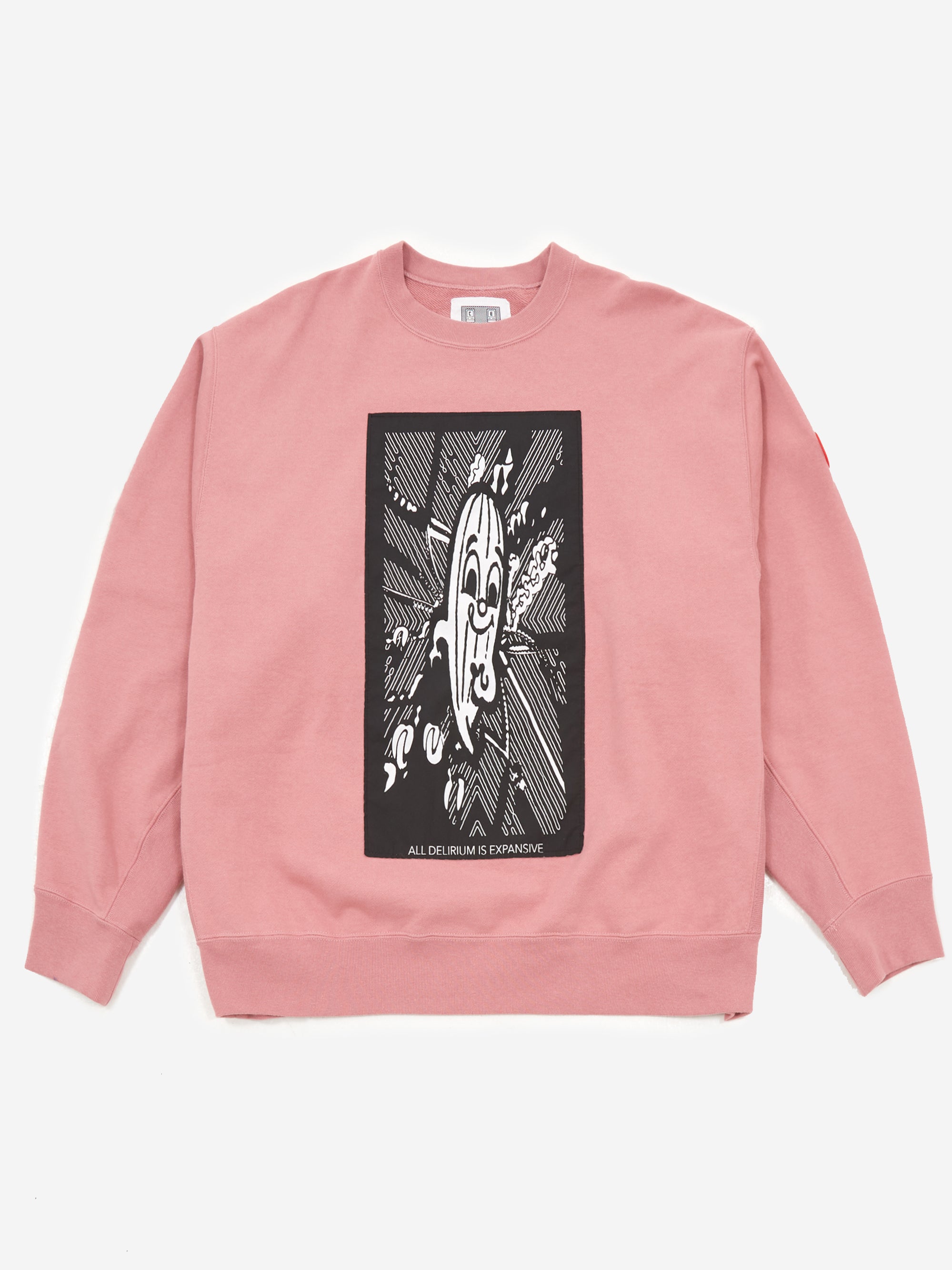 C.E Cav Empt MD Delirium Crew Neck Pink Goodhood