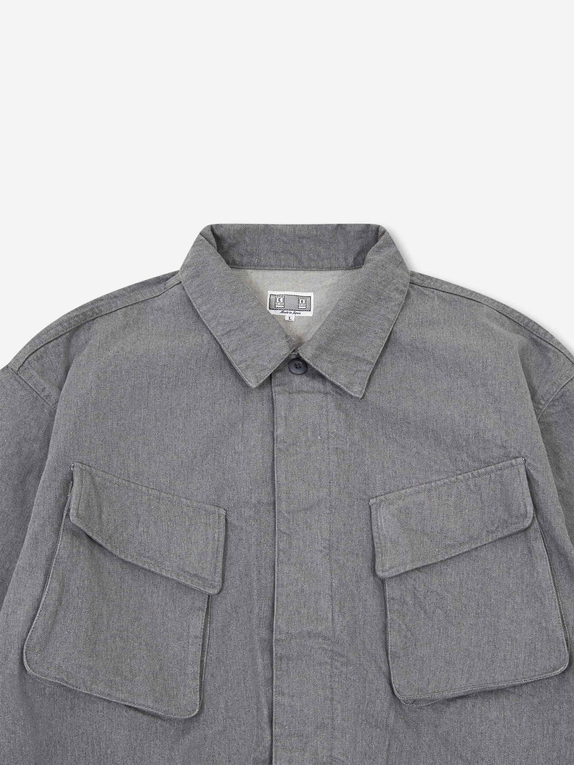 C.E Cav Empt Ash Community Button Jacket - Grey – Goodhood