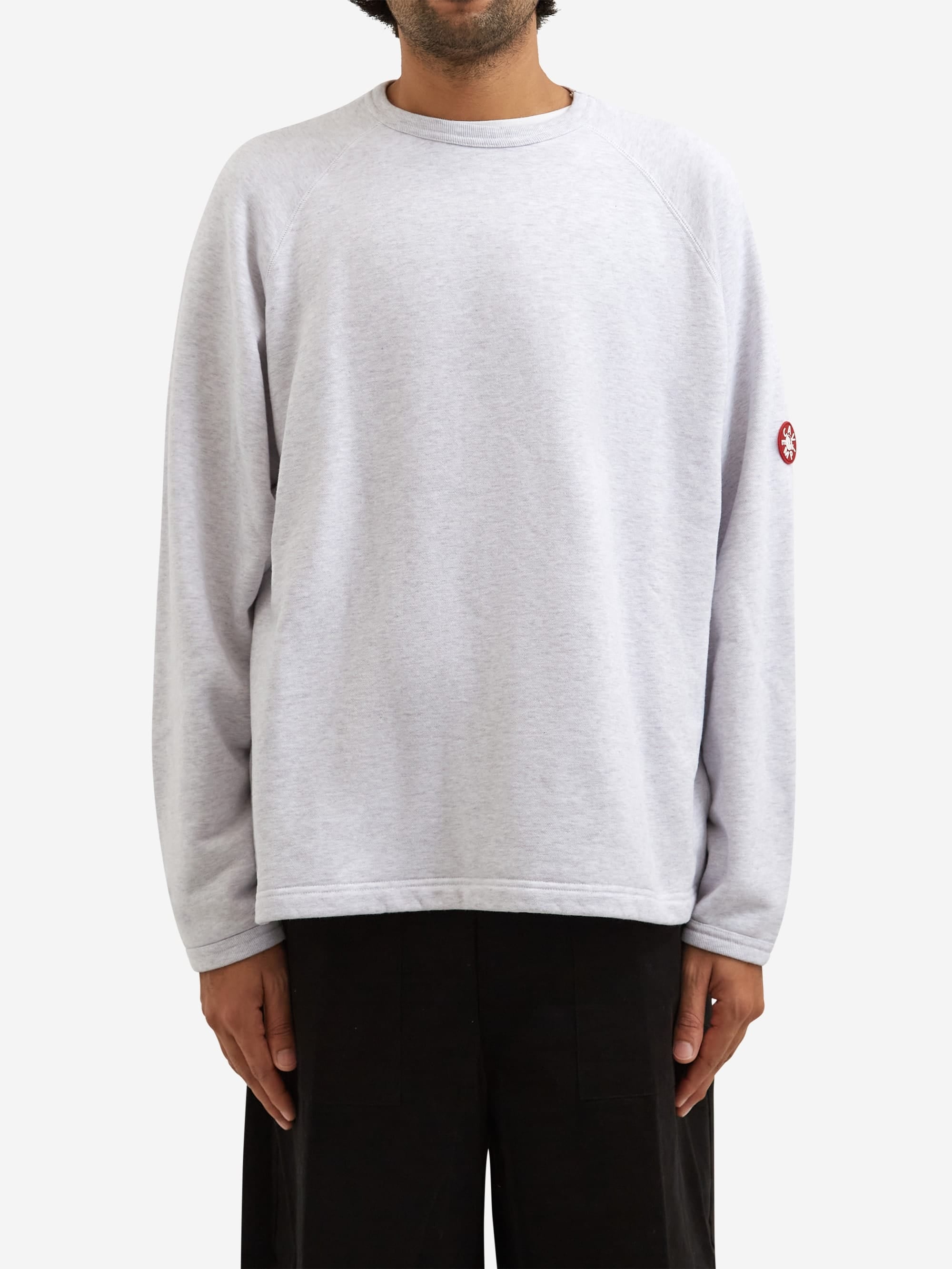 C.E Cav Empt Half Panel Rib Crew Neck - Grey – Goodhood
