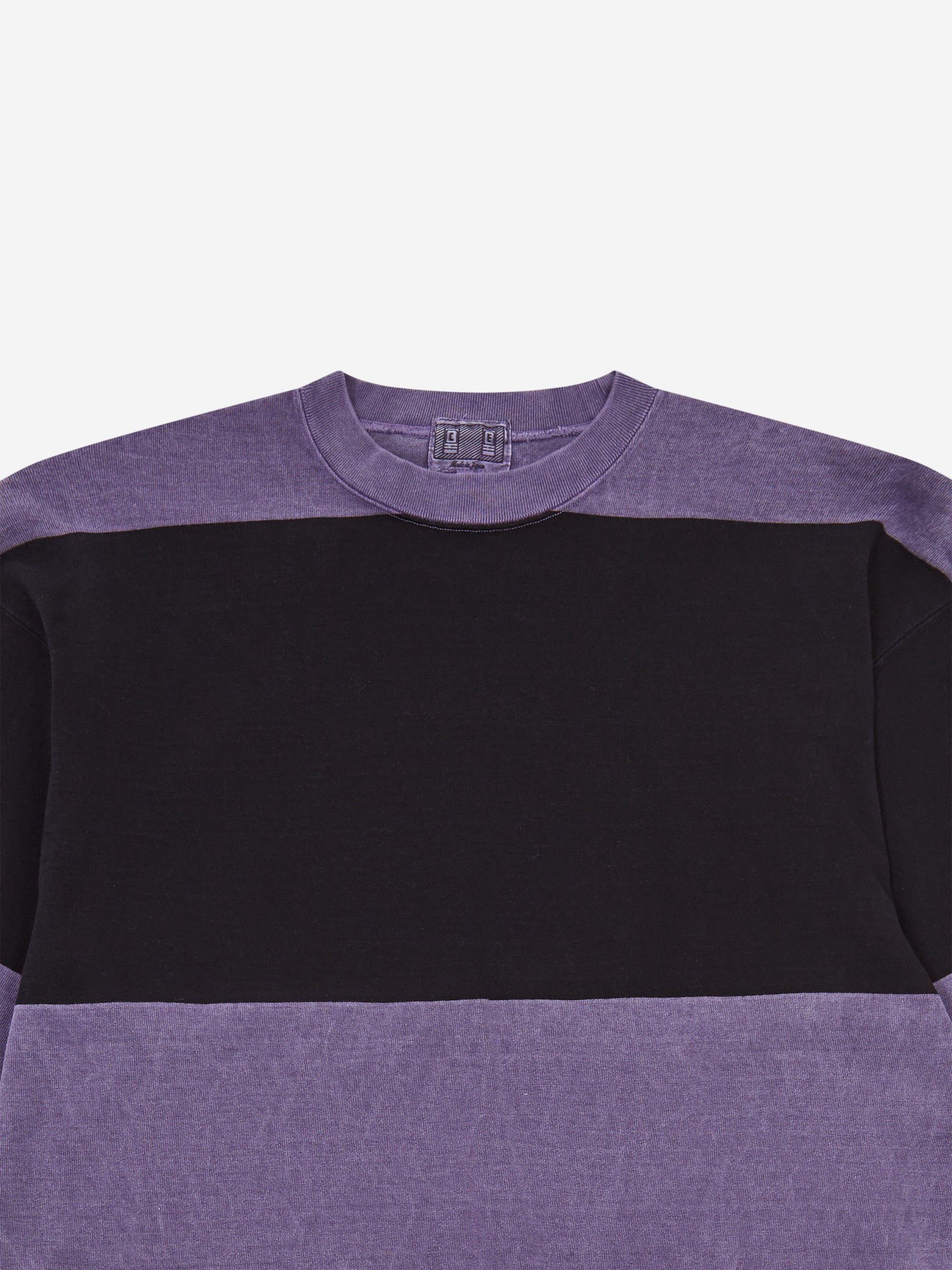 C.E Cav Empt Overdye Stripe Long Sleeve - Purple/Black – Goodhood