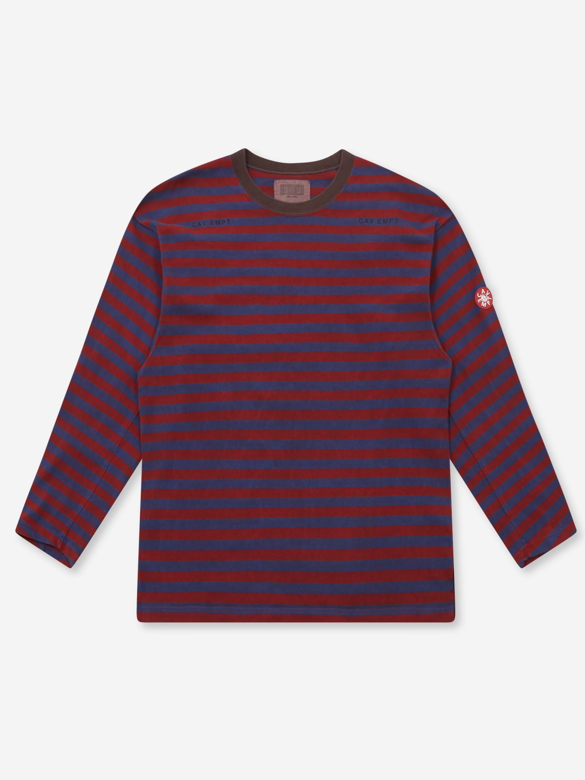トップス C.E cavempt OVERDYE STRIPE LONG SLEEVE C.E Cav Empt Overdye Stripe Long Sleeve - Stripe – Goodhood