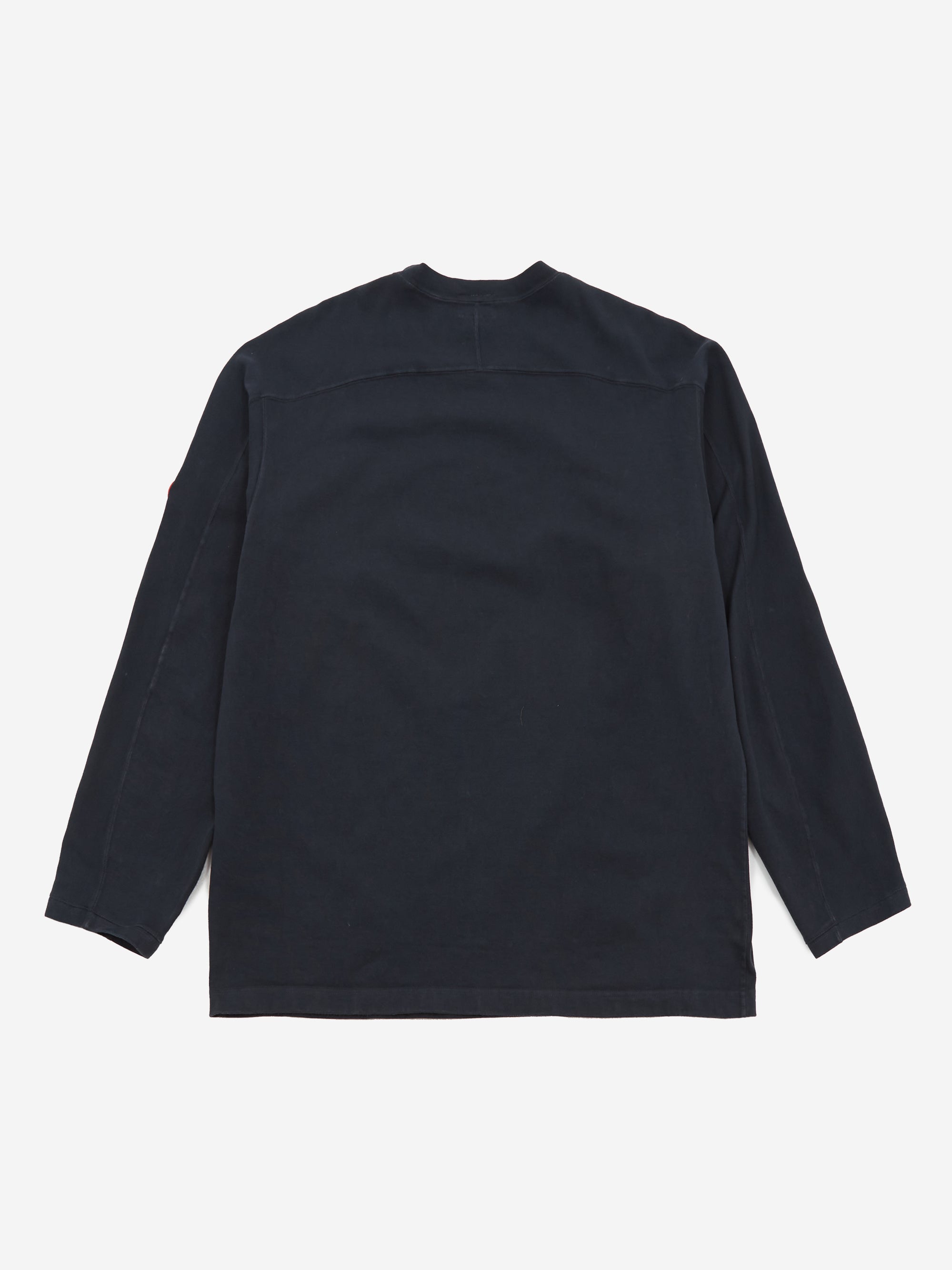 C.E Cav Empt Overdye Forward Line Heavy Long Sleeve T-Shirt - Black