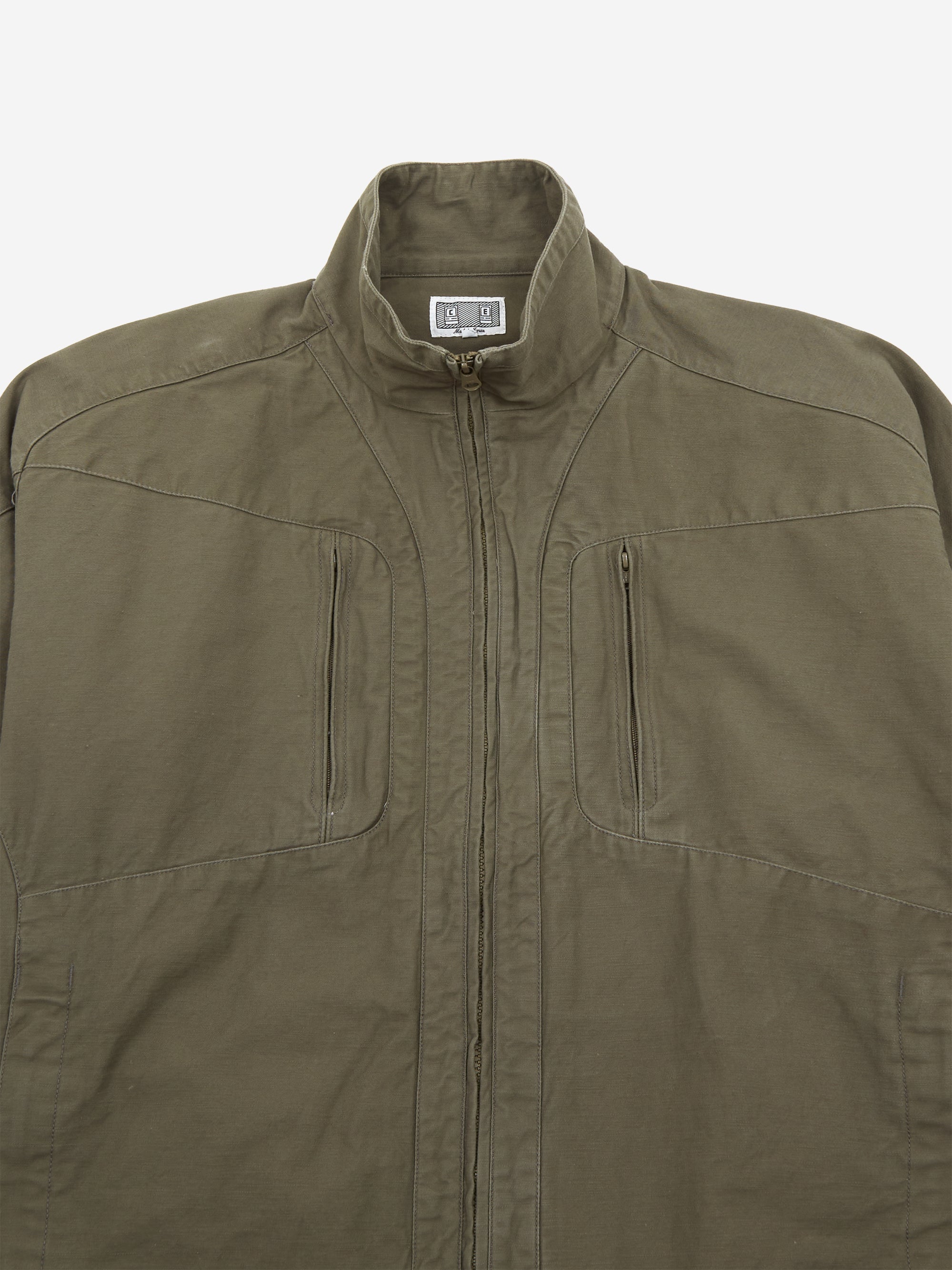 C.E Cav Empt Cotton Active Zip Jacket - Khaki – Goodhood