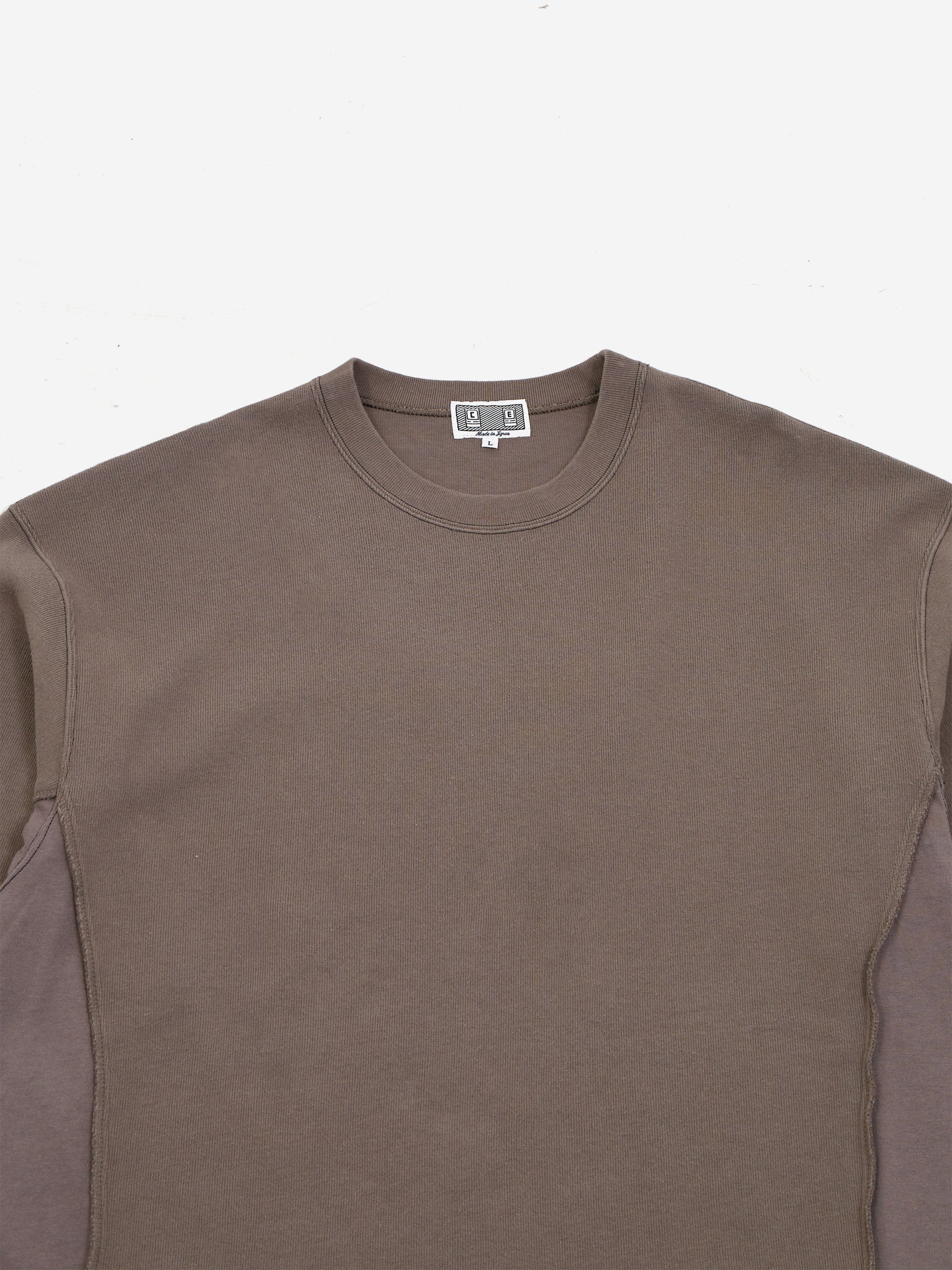 C.E Cav Empt Side Seam Double Knit Long Sleeve - Charcoal – Goodhood