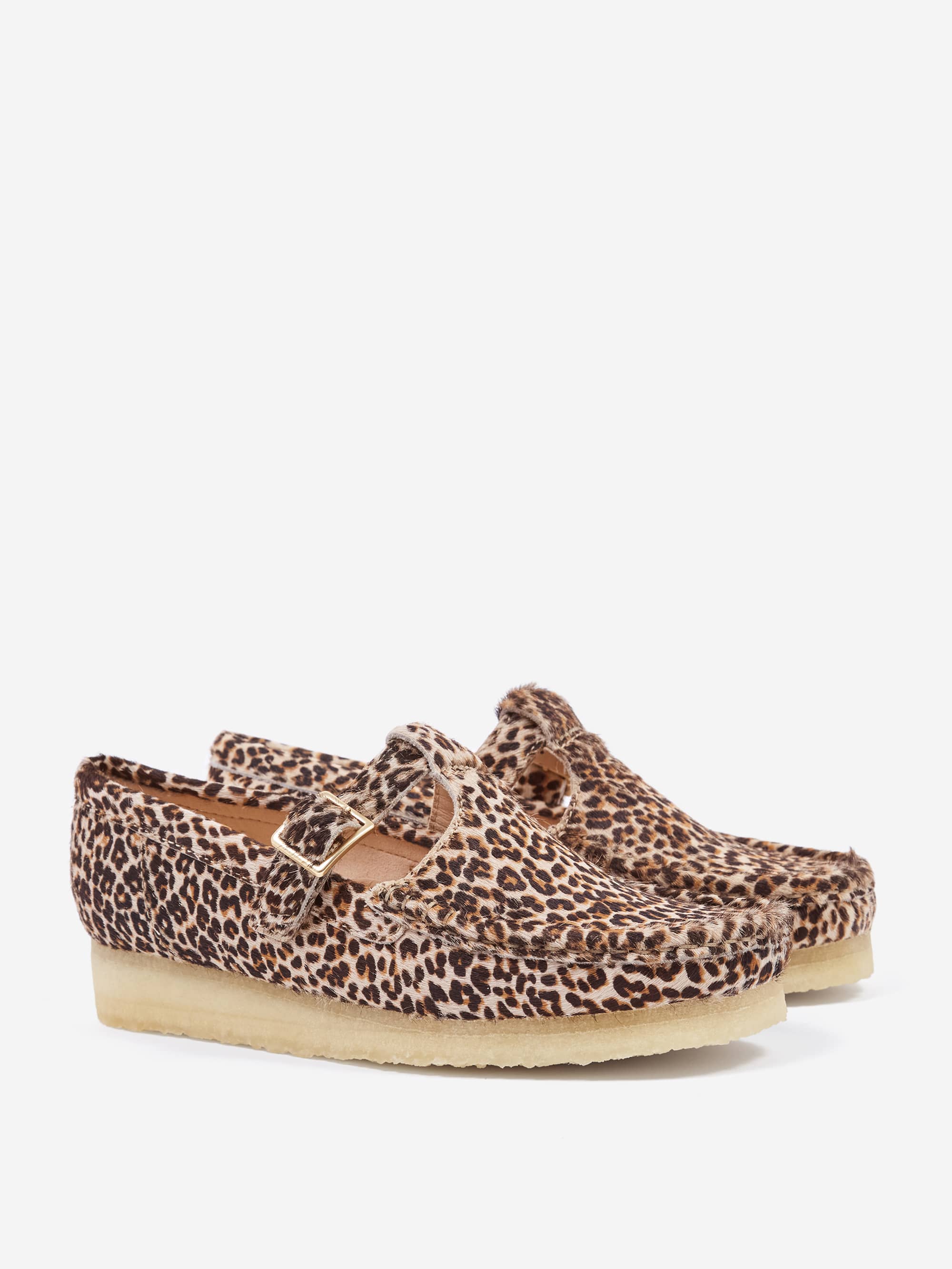 Clarks Originals Wallabee T-Bar W - Leopard Print – Goodhood