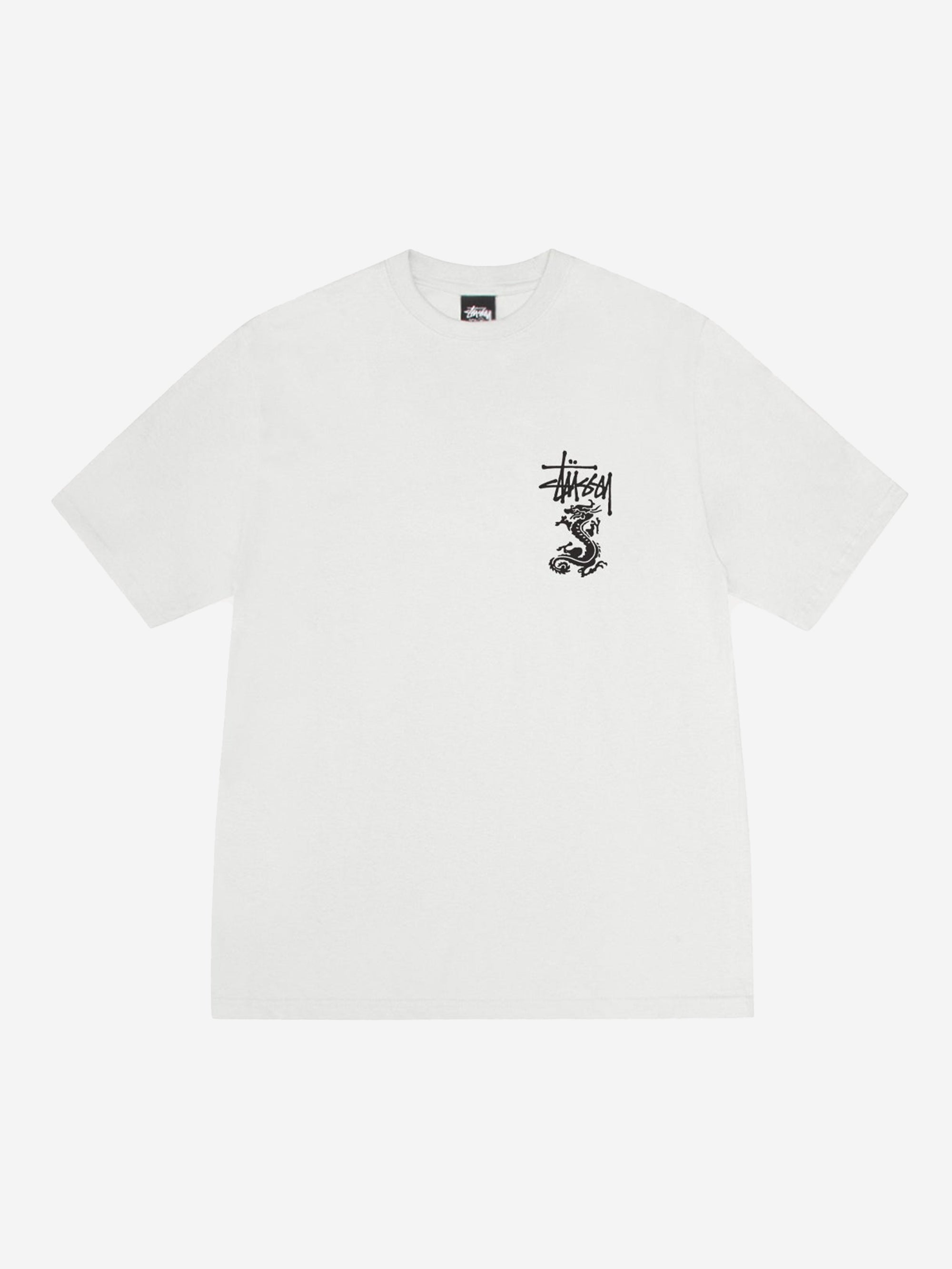 stussy DOUBLE DRAGON PIG. DYED TEE tシャツ Stussy - NATURAL WHITE DOUBLE DRAGON PIG DYED T-SHIRT – LE LABO STORE