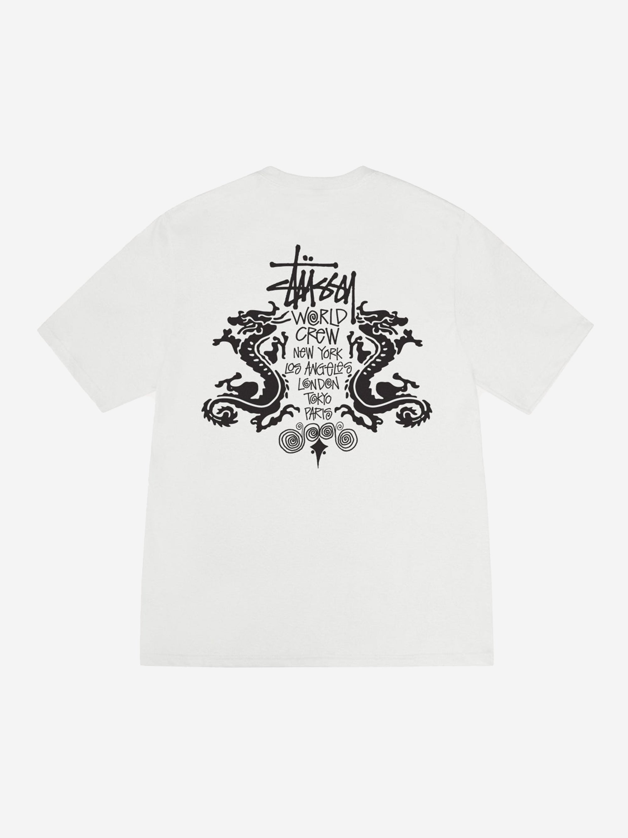 Stussy Double Dragon Pig. Dyed Tee - Natural – Goodhood