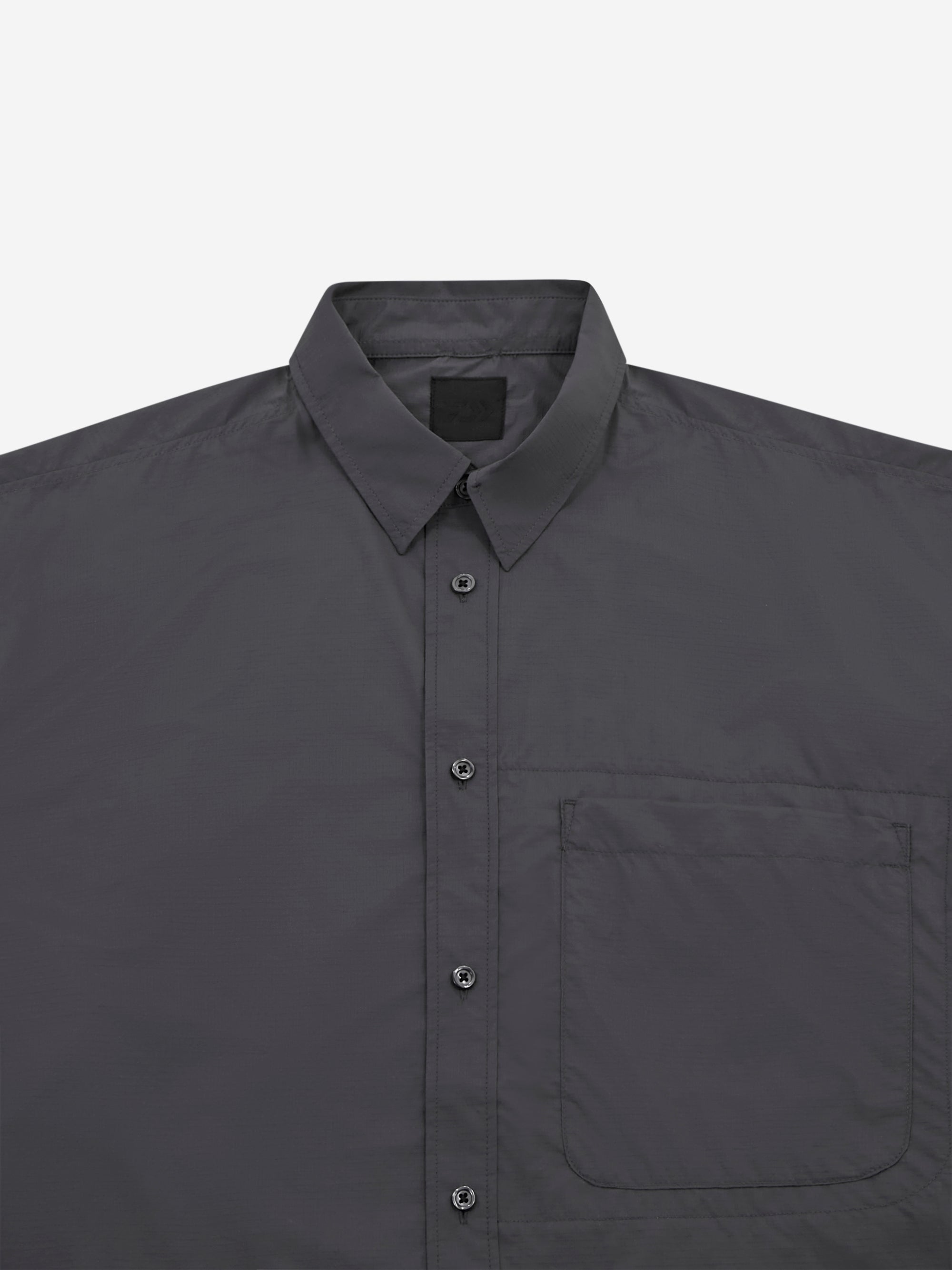 Daiwa Pier39 Tech Travel Shirt - Charcoal – Goodhood Daiwa Pier39 Tech Travel Shirt - Charcoal – Goodhood