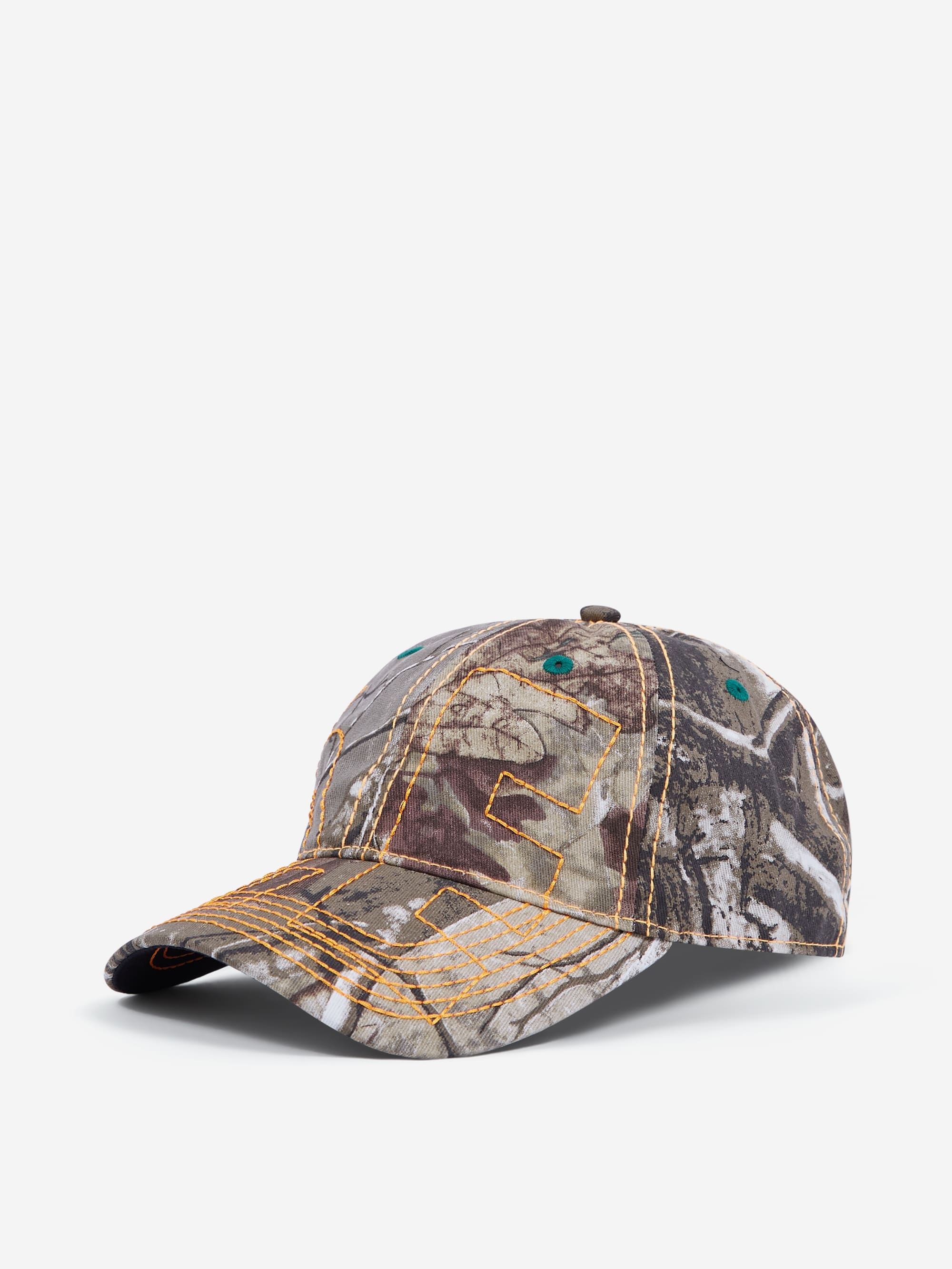 b.Eautiful Vapor 6 Panel Hat - Brown Real Camo / Orange – Goodhood