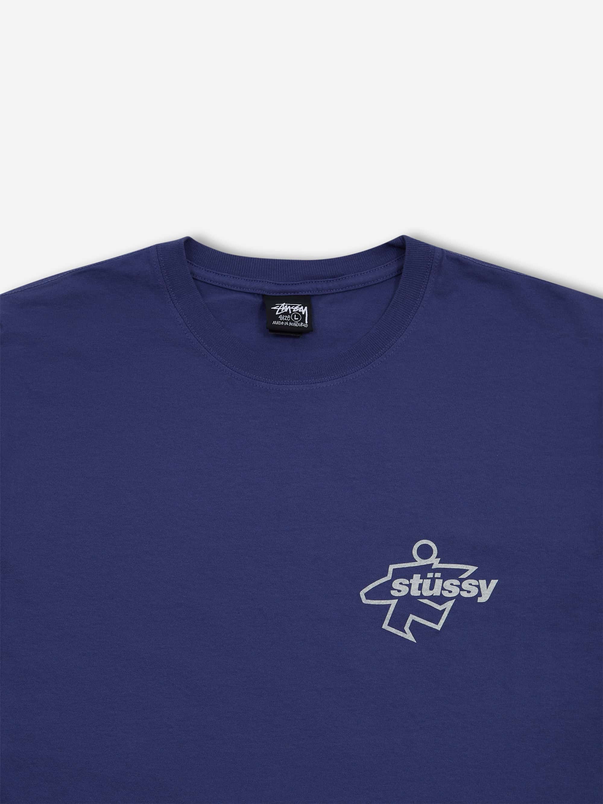 Stussy Surf Size Pig. Dyed Tee - Indigo – Goodhood