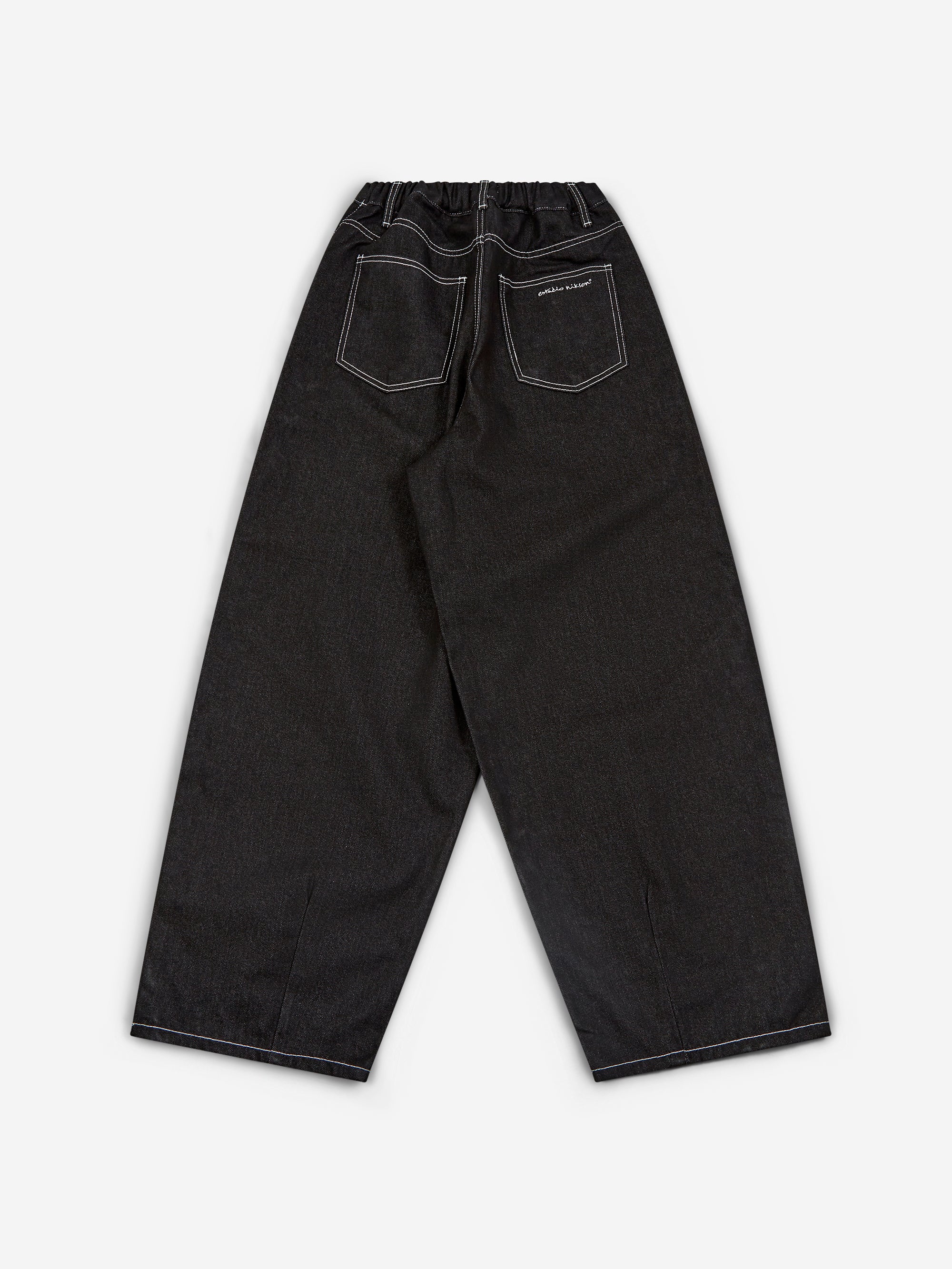 estudio niksen raw denim balloon ブラック Estudio Niksen Raw Denim Balloon Jeans W - Indigo – Goodhood