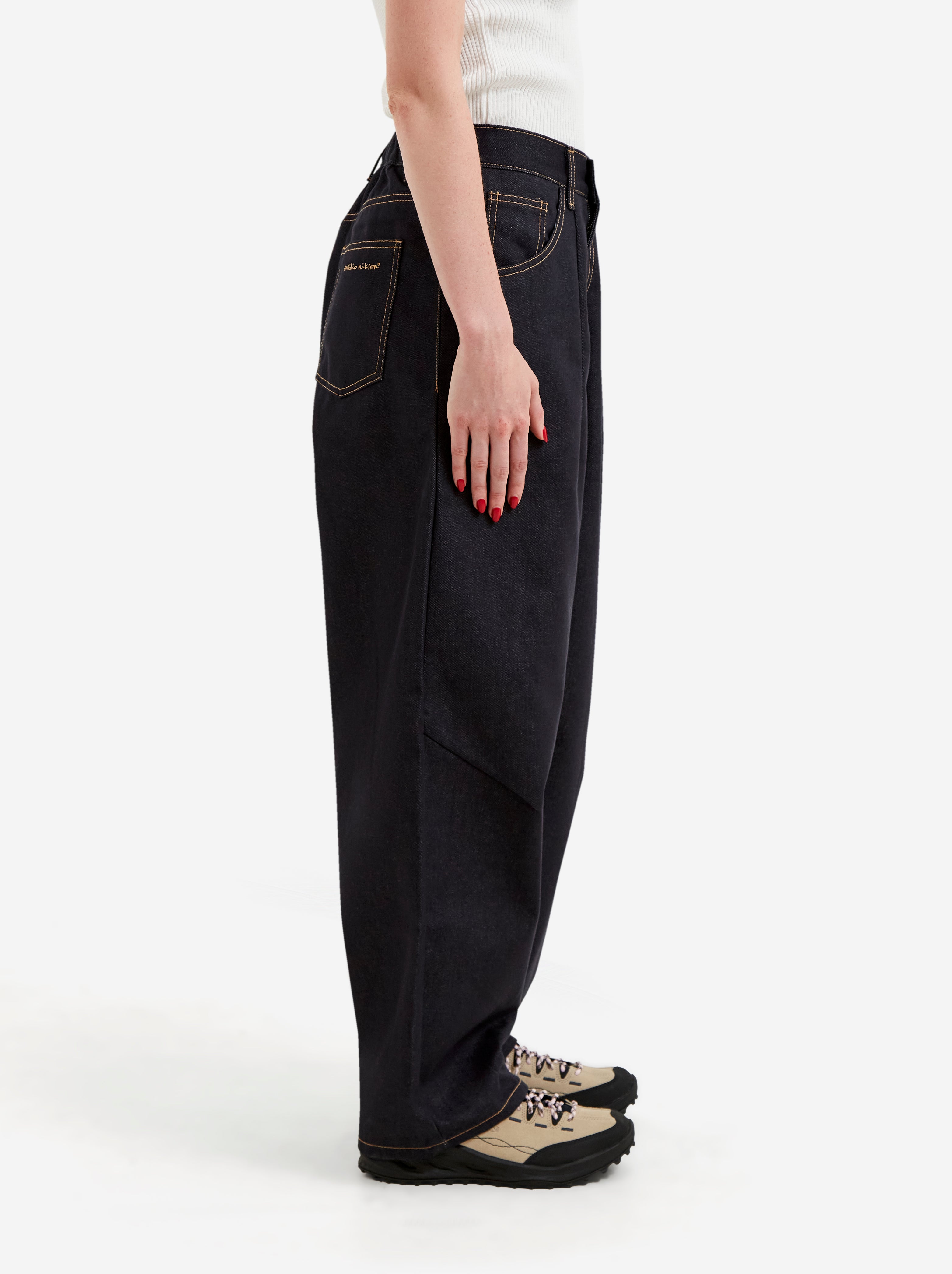 Estudio Niksen Raw Denim Balloon Jeans W - Indigo – Goodhood