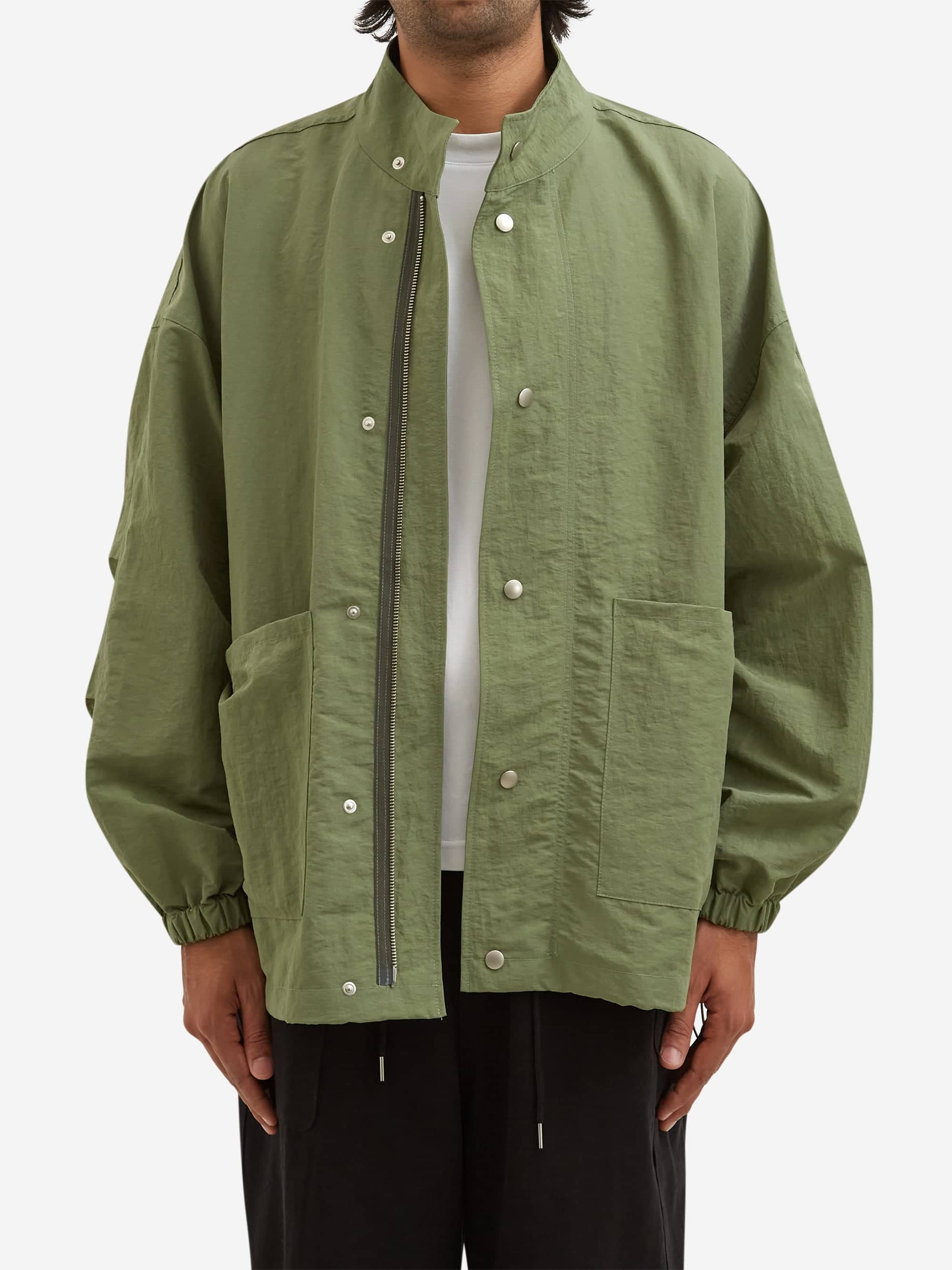 Estudio Niksen Side Pocket Light Jacket - Khaki – Goodhood