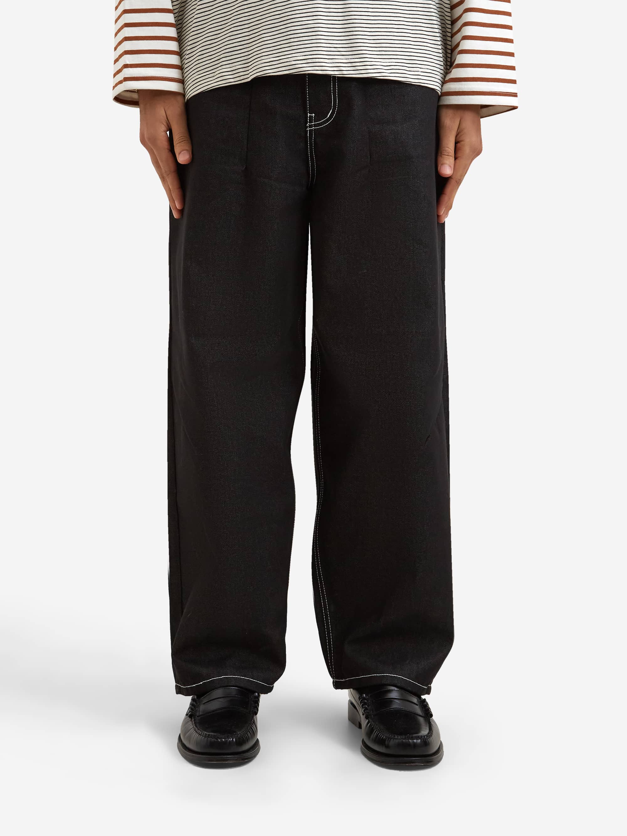 Estudio Niksen Raw Denim Balloon Jeans - Black Raw Denim – Goodhood
