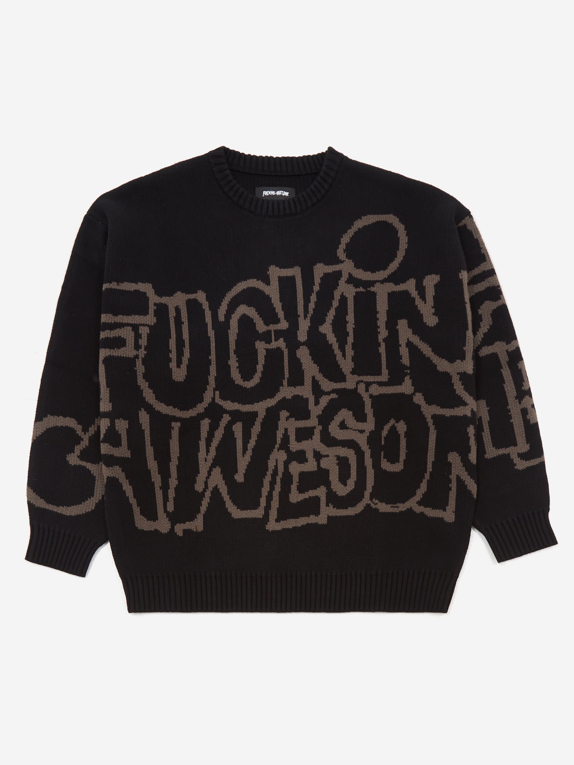 Fucking Awesome PBS Sweater - Black – Goodhood