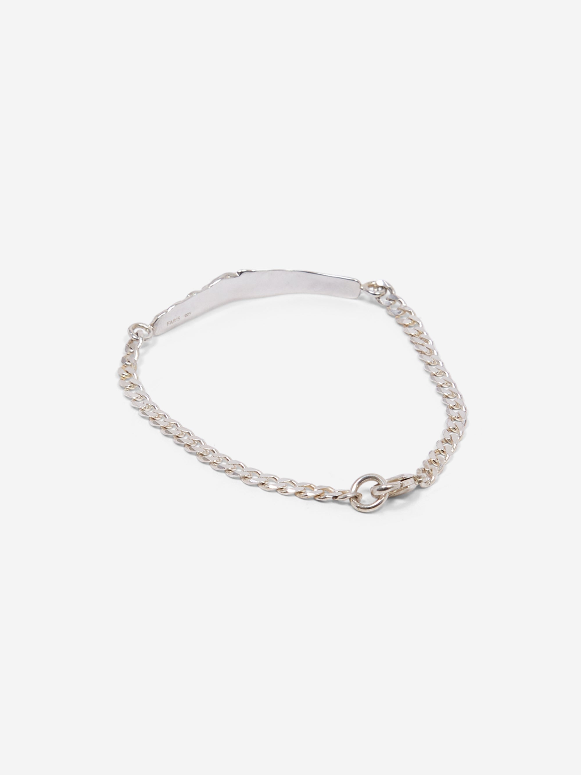 Faris Roca ID Bracelet - Silver – Goodhood