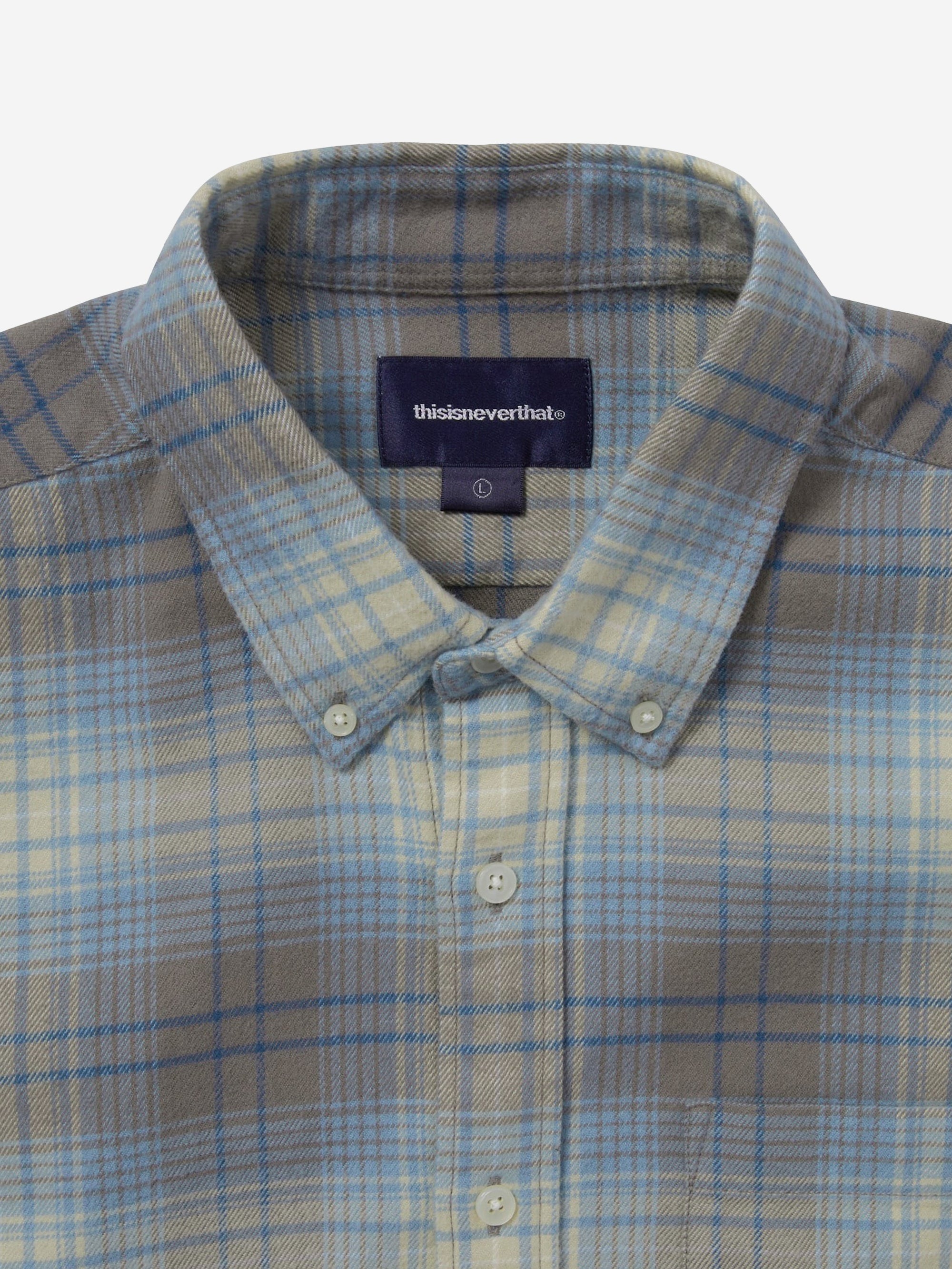 thisisneverthat Flannel Check Shirt - Brown – Goodhood