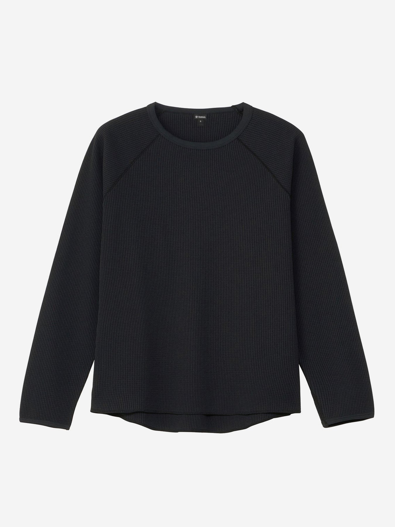 Goldwin Waffle Light Long Sleeve T-Shirt - Black – Goodhood