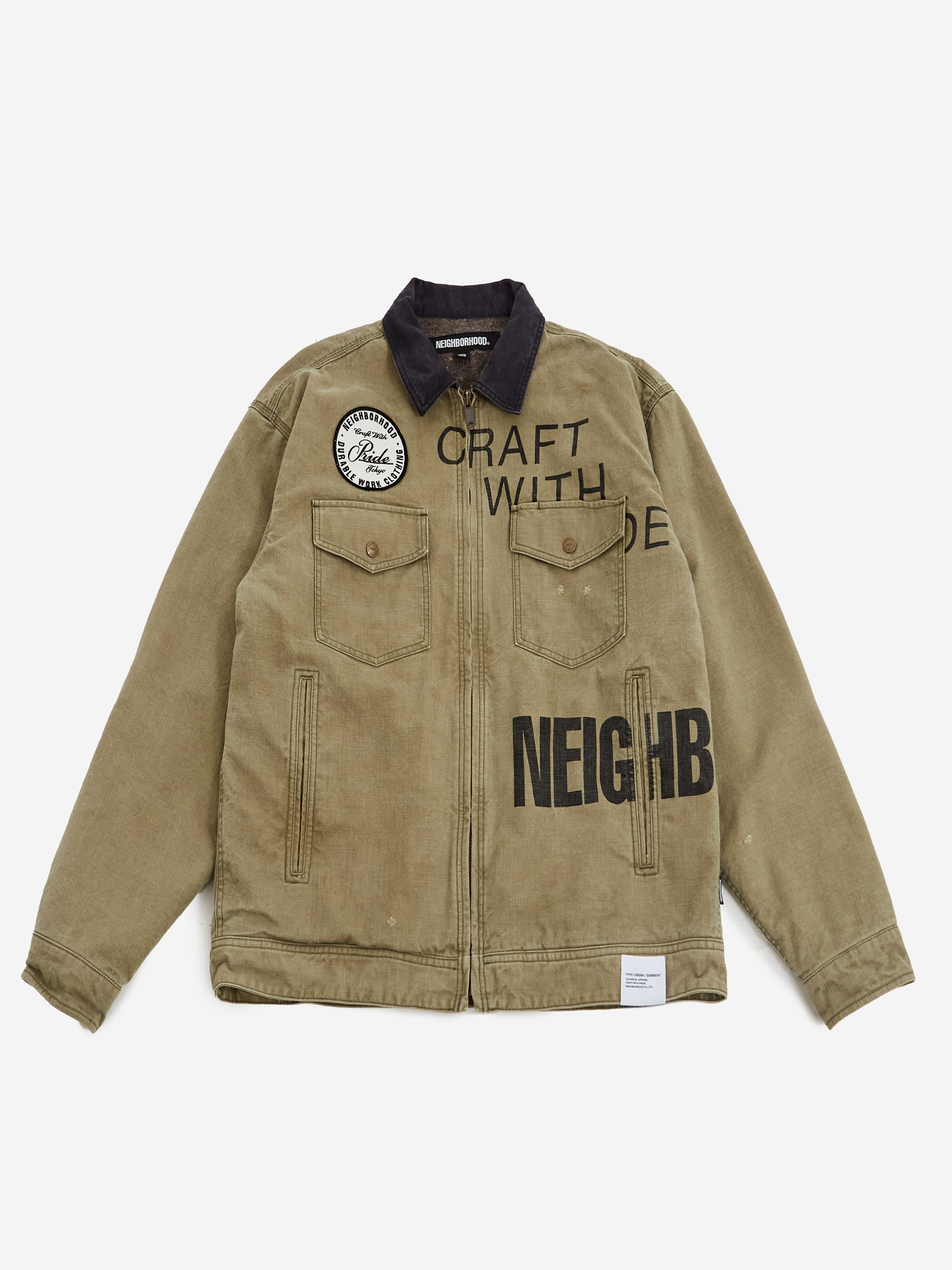Neighborhood Duck Work Jacket - Olive Drab – Goodhood