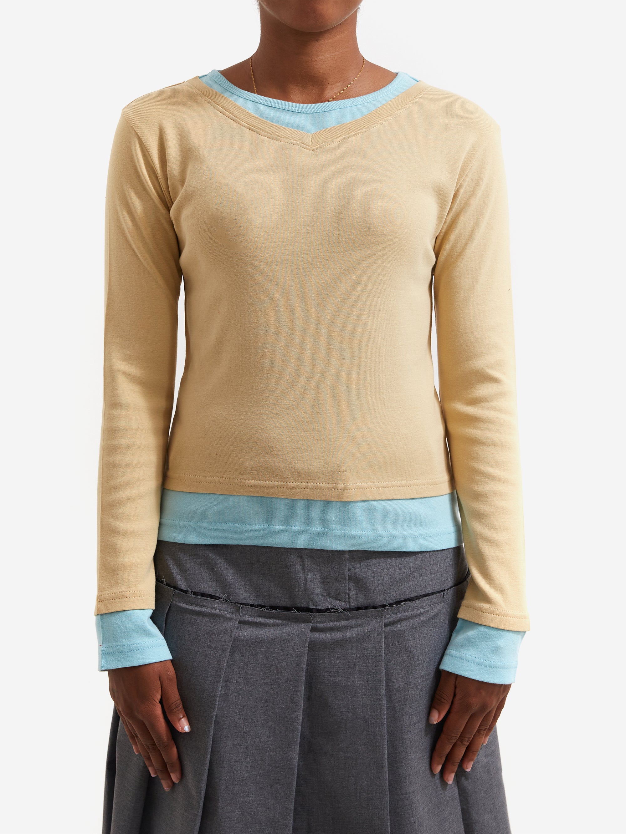 Gimaguas Sam T-Shirt - Beige-Blue – Goodhood