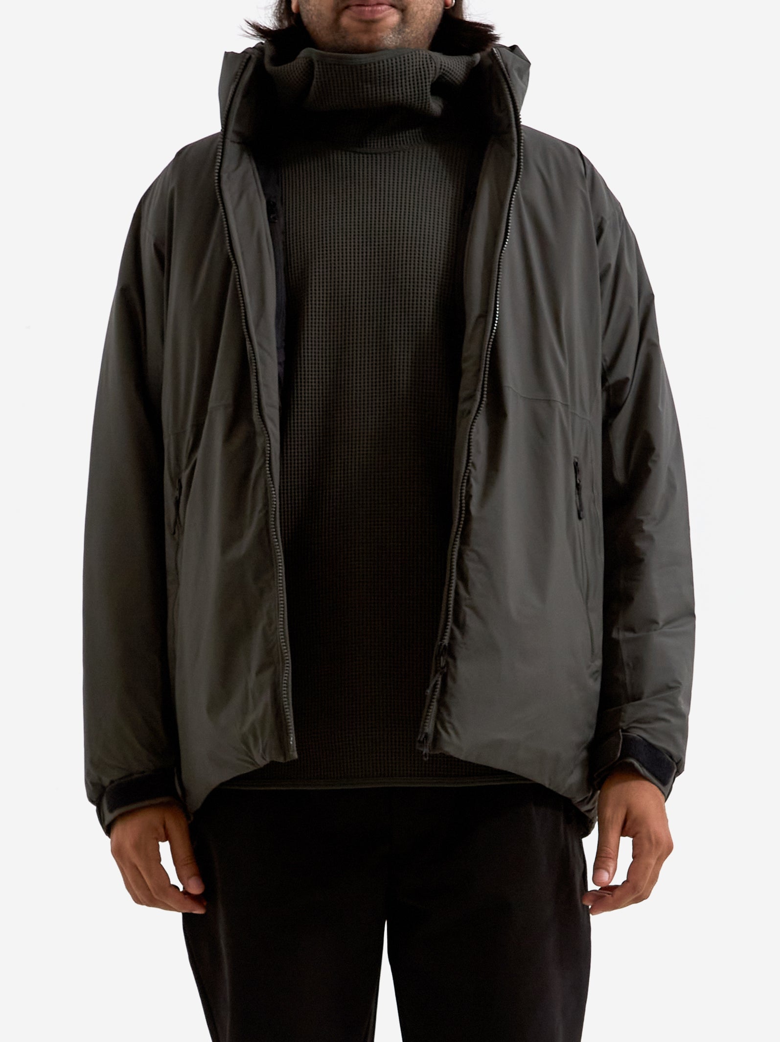 Goldwin Windstopper Goretex Labs Puffy Jacket - Dark Olive – Goodhood