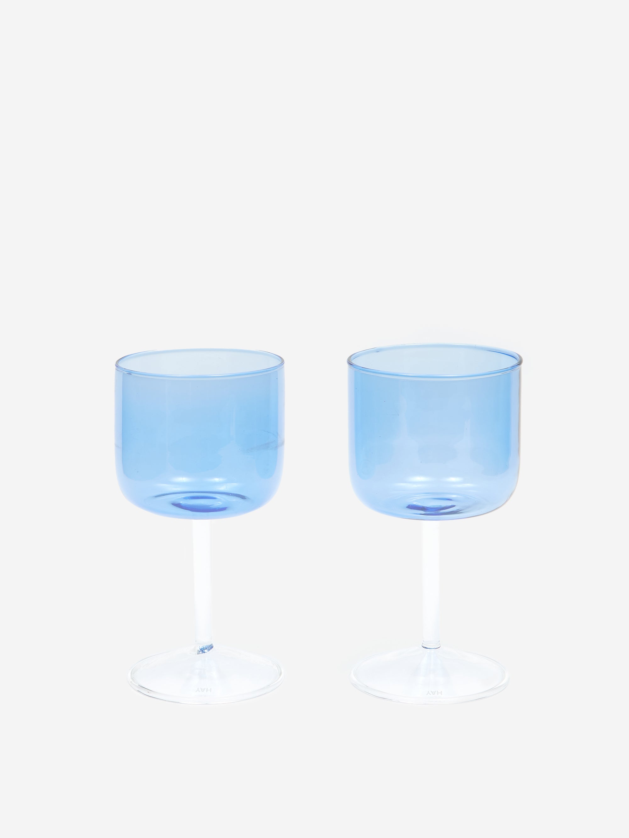 Hay Copas Tint Wine Glass Set de 2 - Blue/Clear