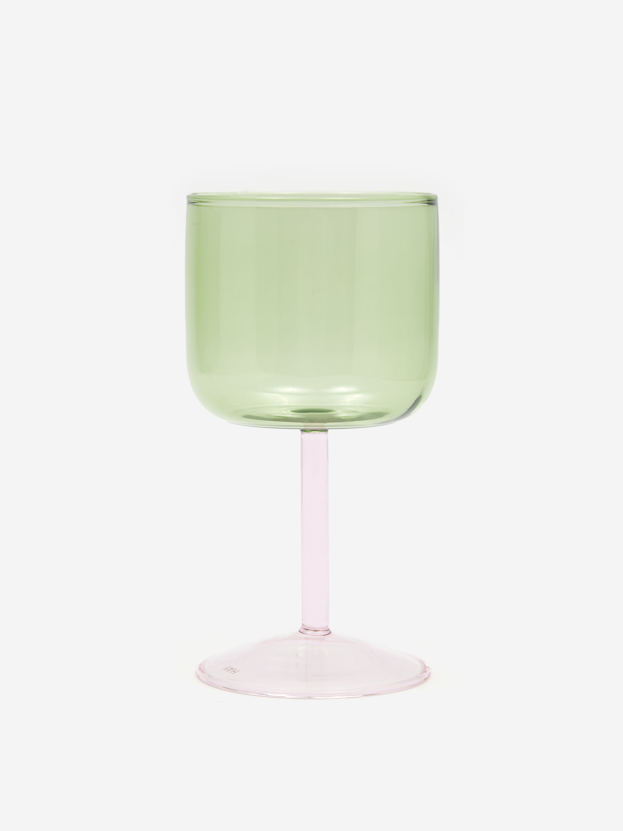 HAY Tint wineglass, 2 pcs, pink - yellow