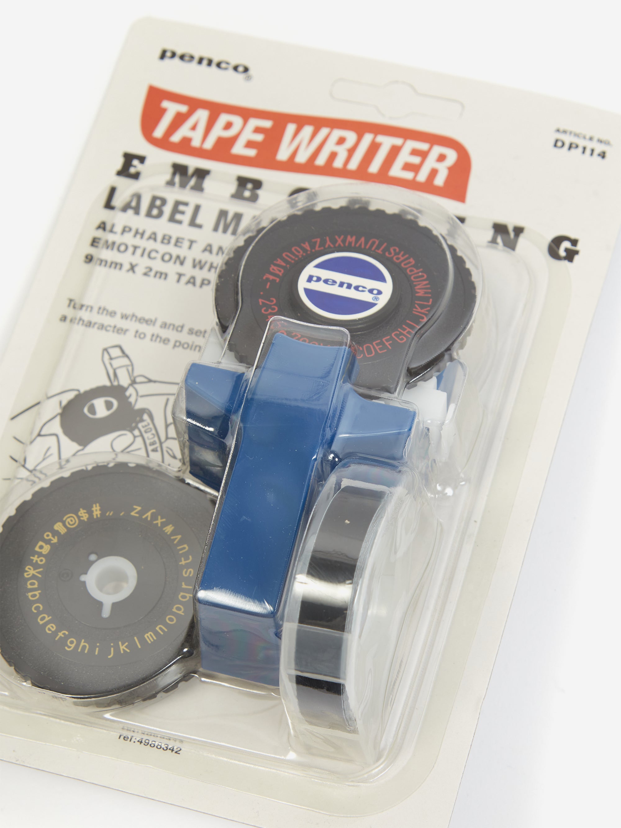 Hightide Penco Embossing Label Maker Navy Goodhood
