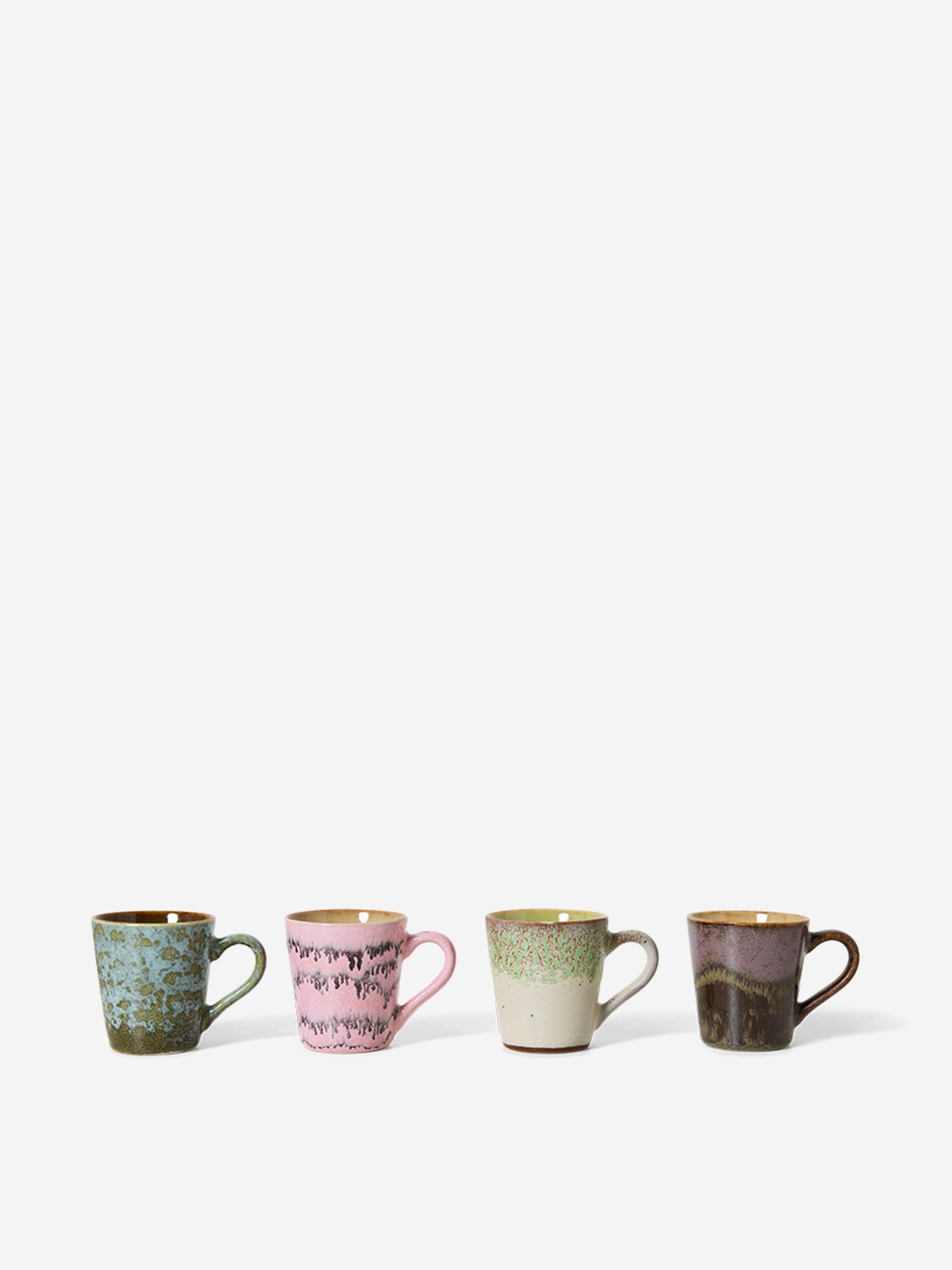 HKLiving 70s ceramics: espresso mugs