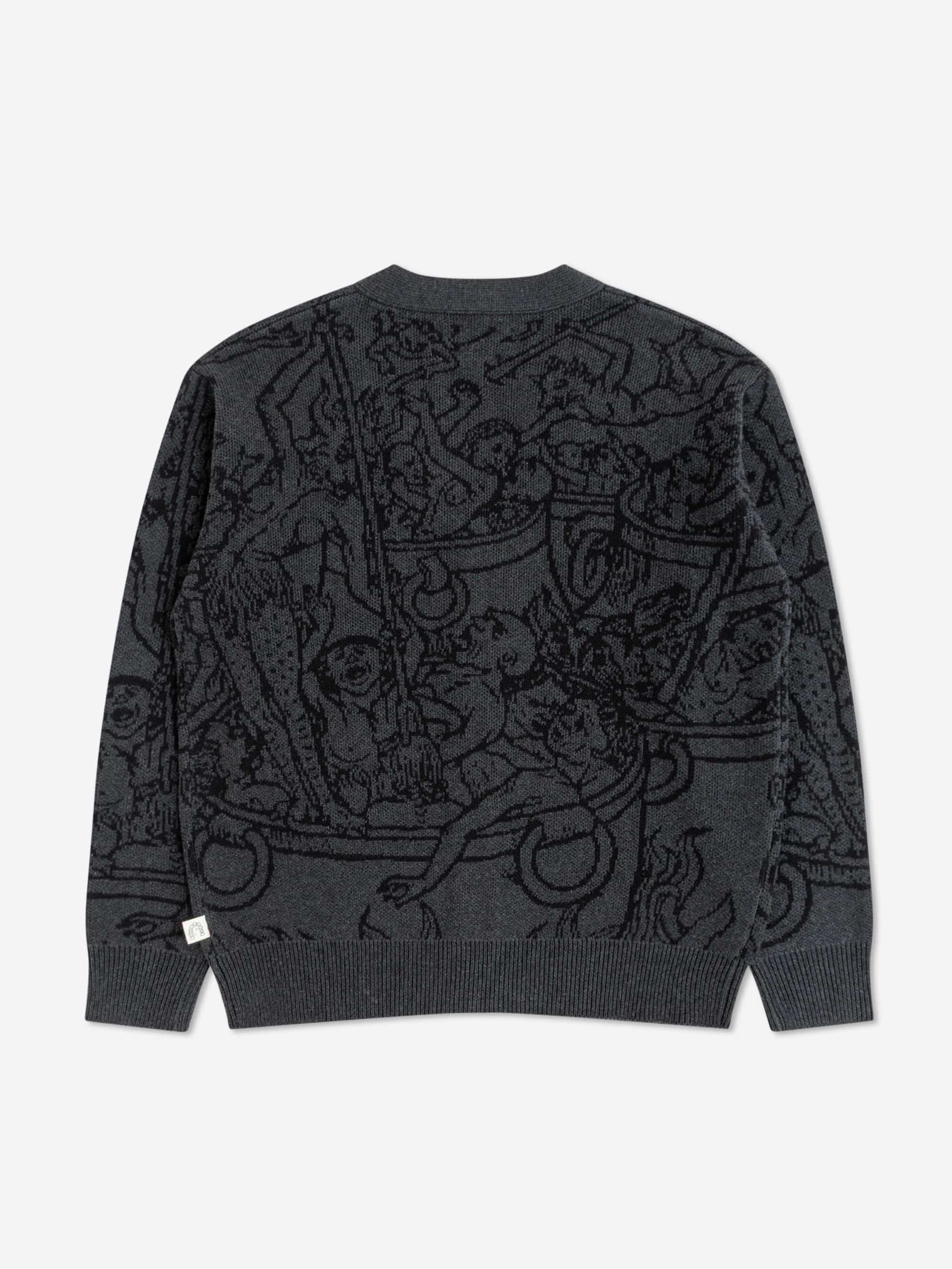 HADES カーディガン Heresy Hades Cardigan - Charcoal – Goodhood