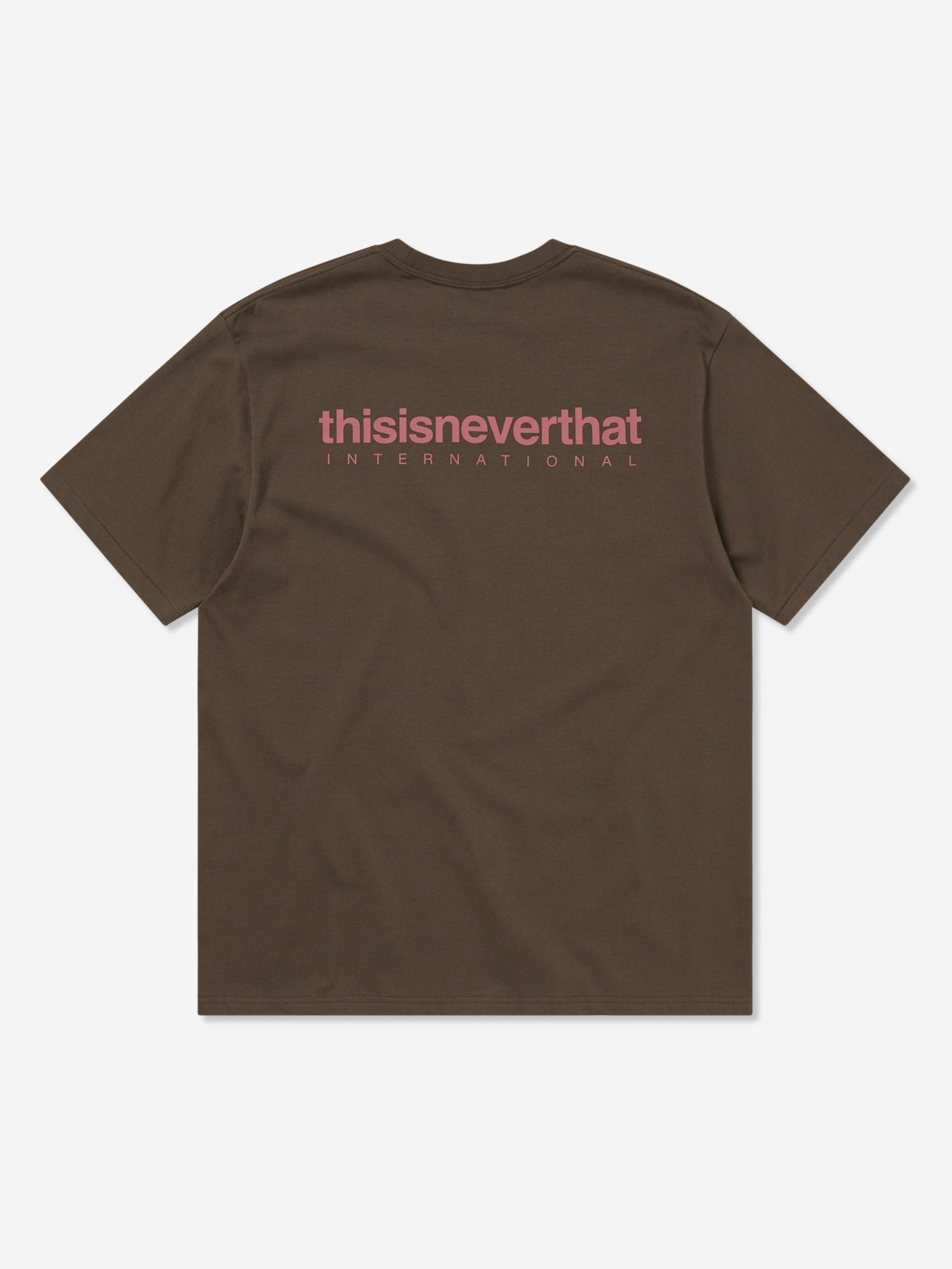 thisisneverthat INTL. Logo Tee - Brown – Goodhood