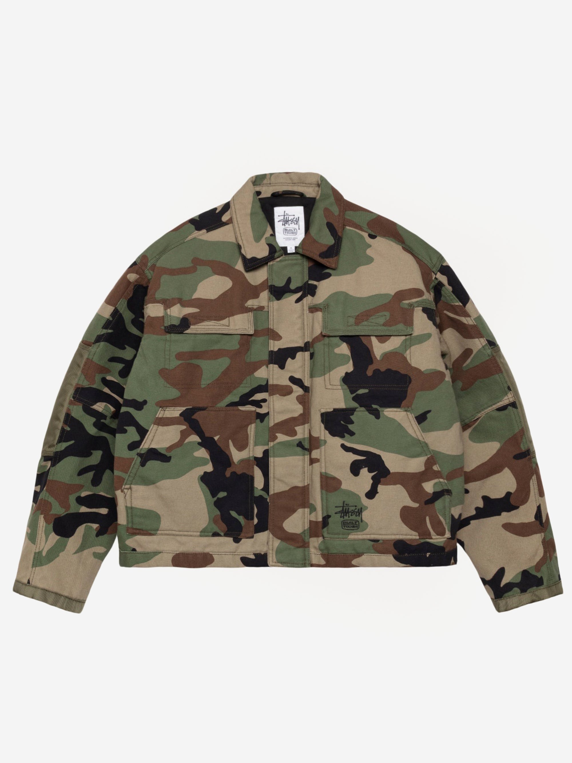Stussy Workgear Jacket - Woodland Camo – Goodhood