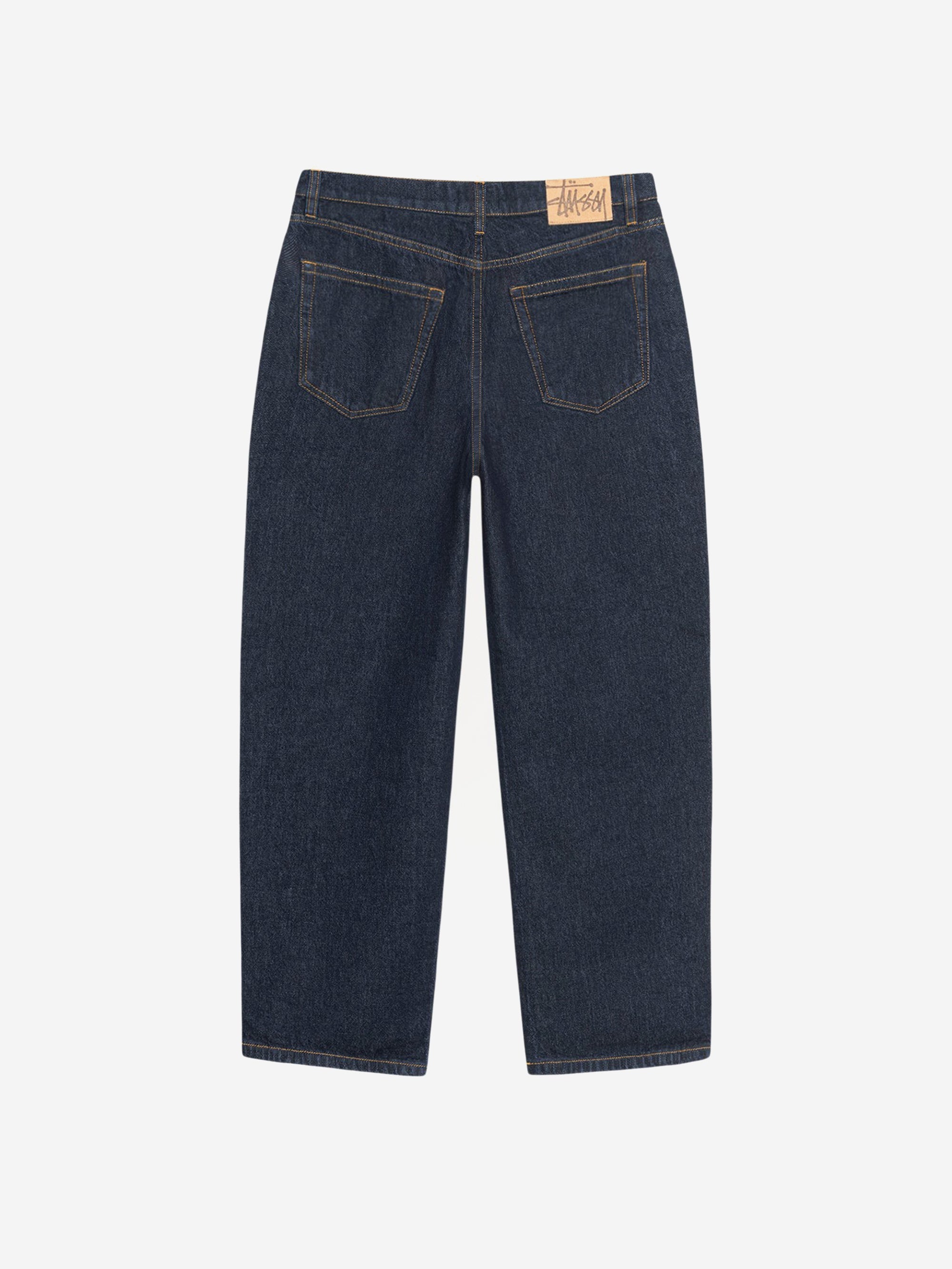 Stussy Big Ol Jean Denim - Rinsed Indigo – Goodhood