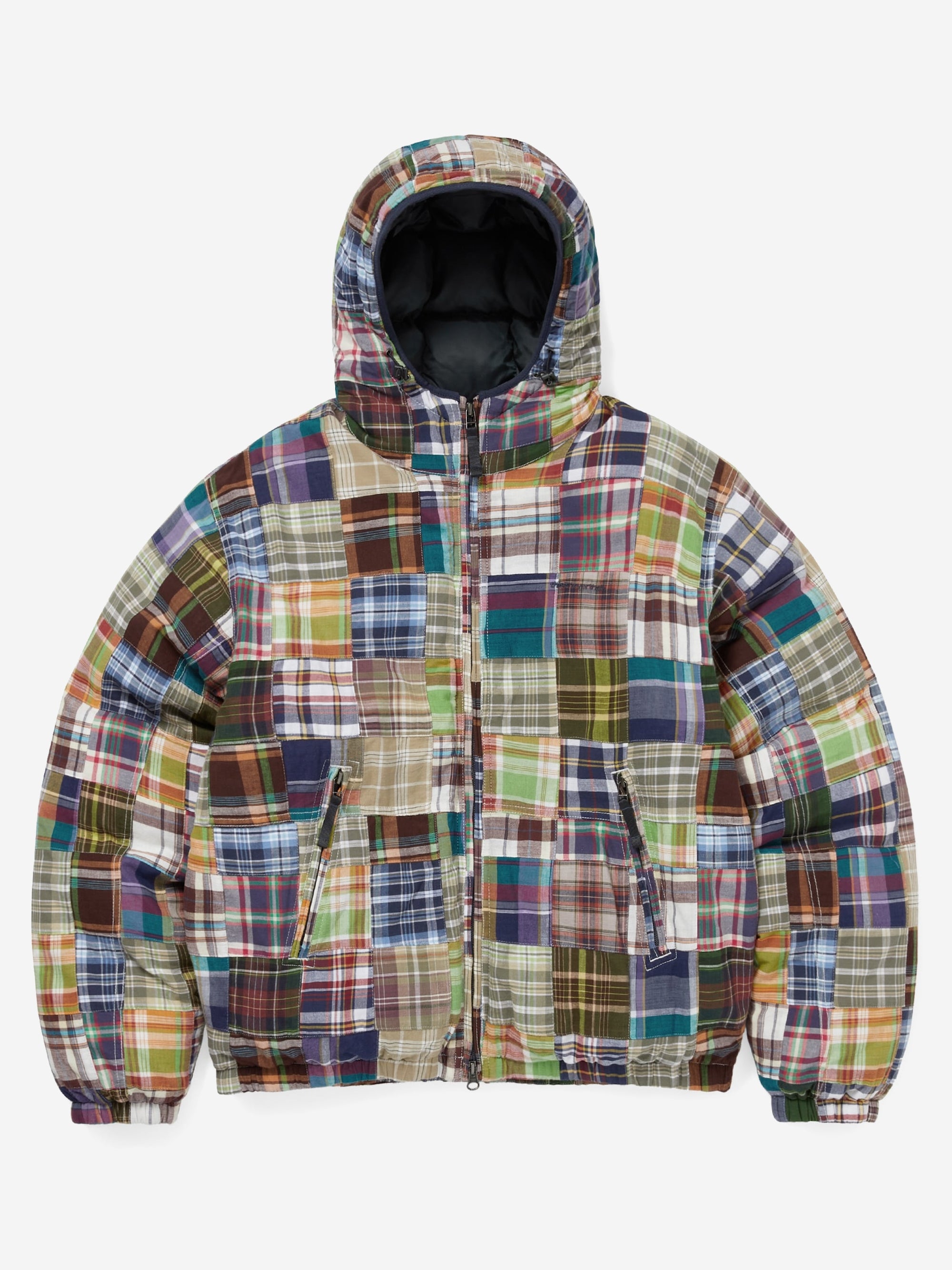 thisisneverthat Washed Down Puffer Jacket - Multi – Goodhood