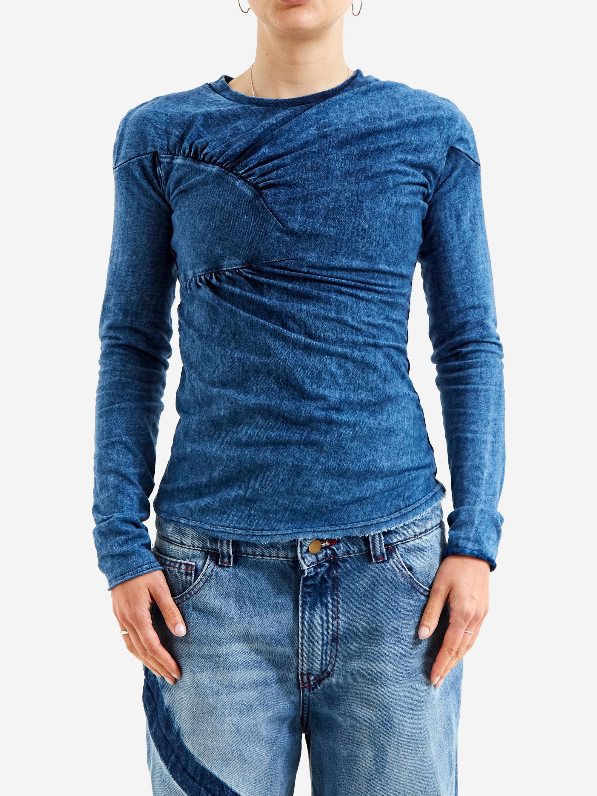 Masha Popova Stuck In Bra Top - Deep Blue – Goodhood
