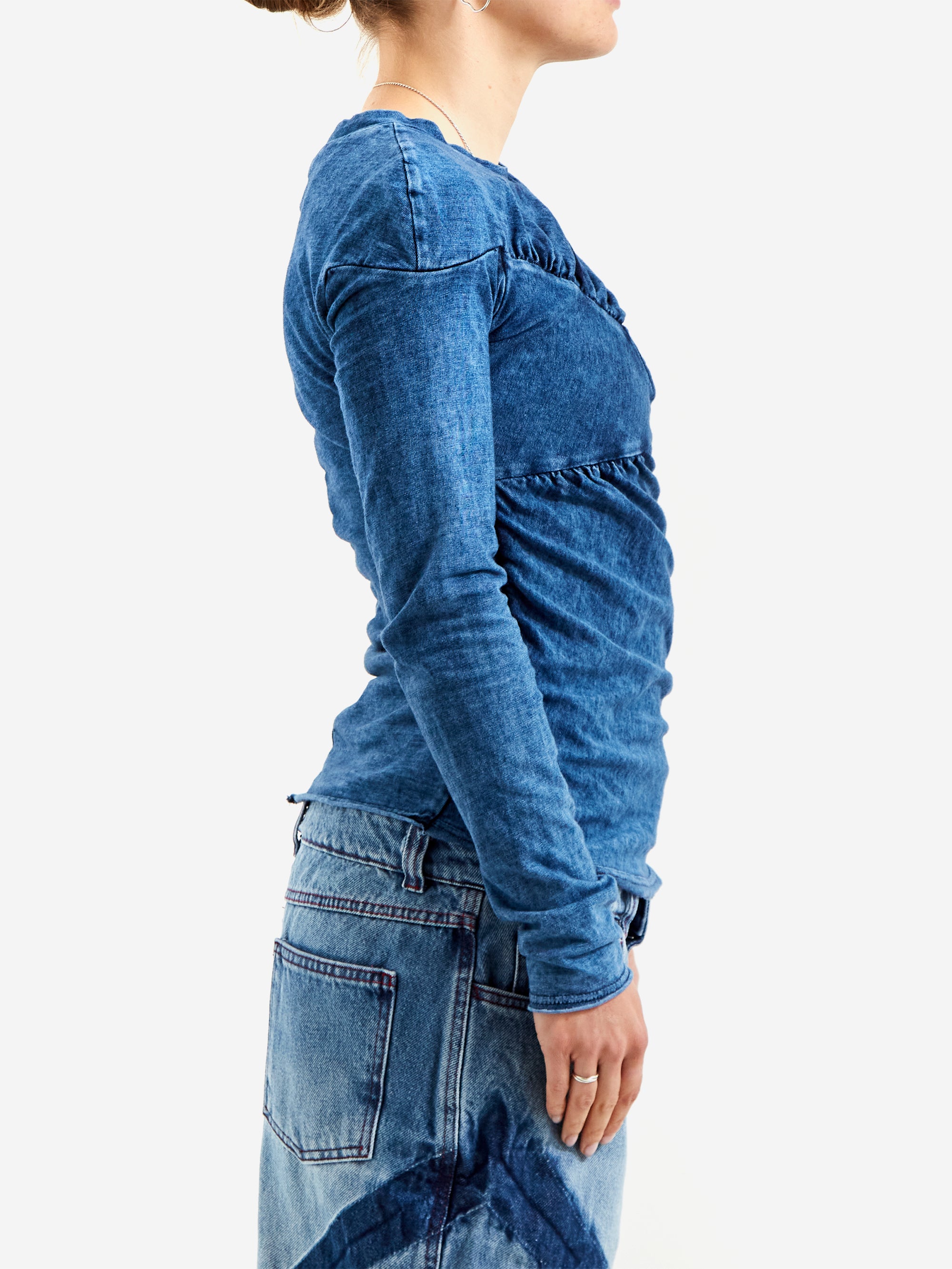 Masha Popova Stuck In Bra Top - Deep Blue – Goodhood