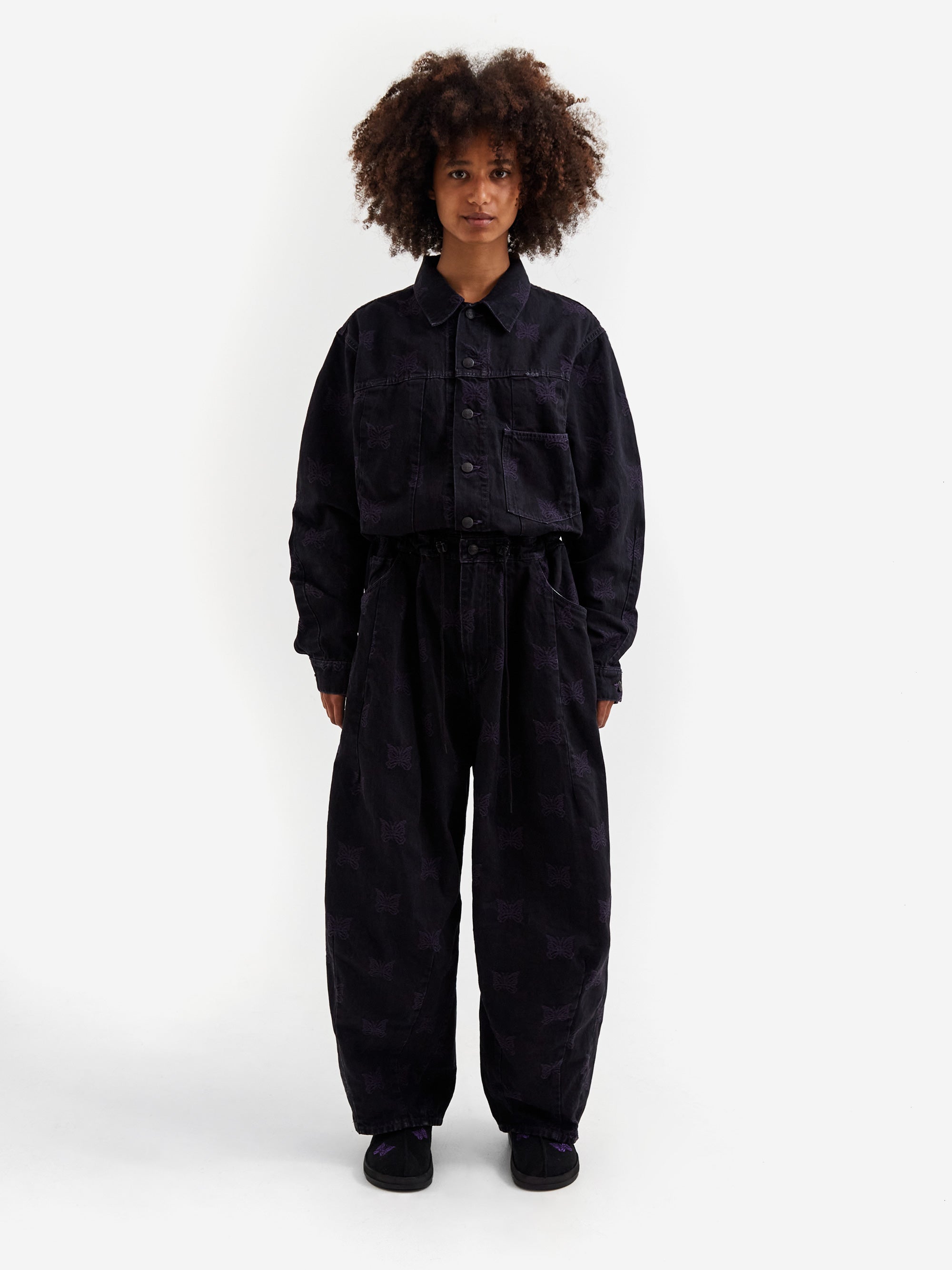 Needles H.D. All-In-One/10oz Denim/Papillon Jq. - Black – Goodhood