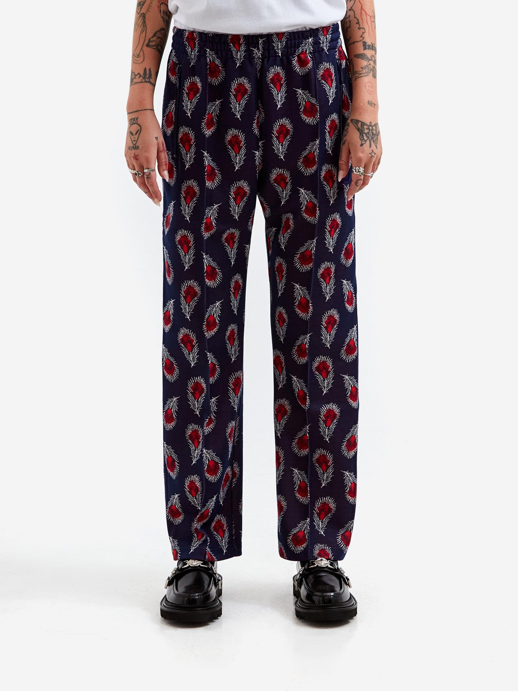 Needles Track Pant - Poly Jq. - Feather