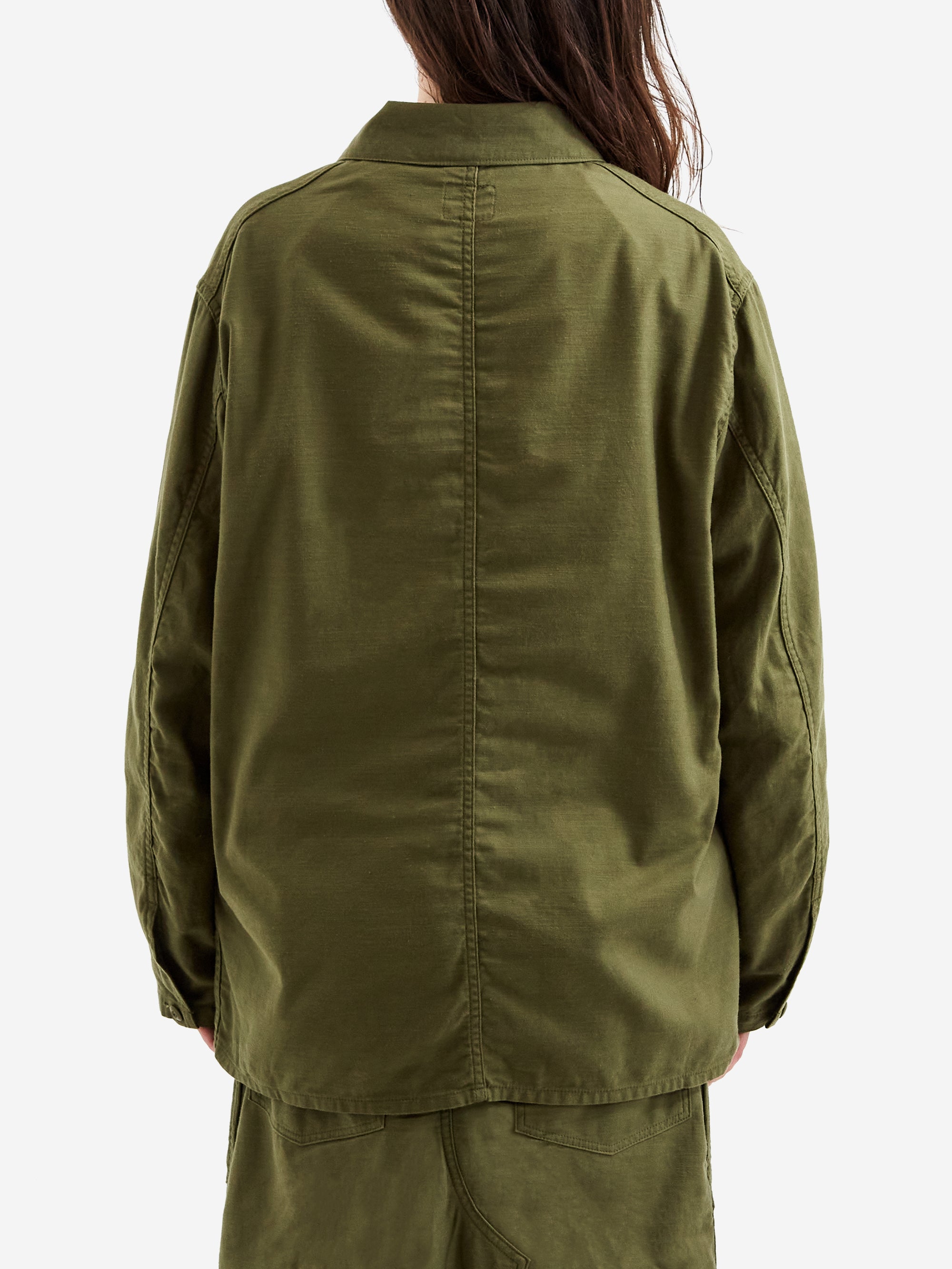 Needles D.N. Coverall - Back Sateen - Olive – Goodhood