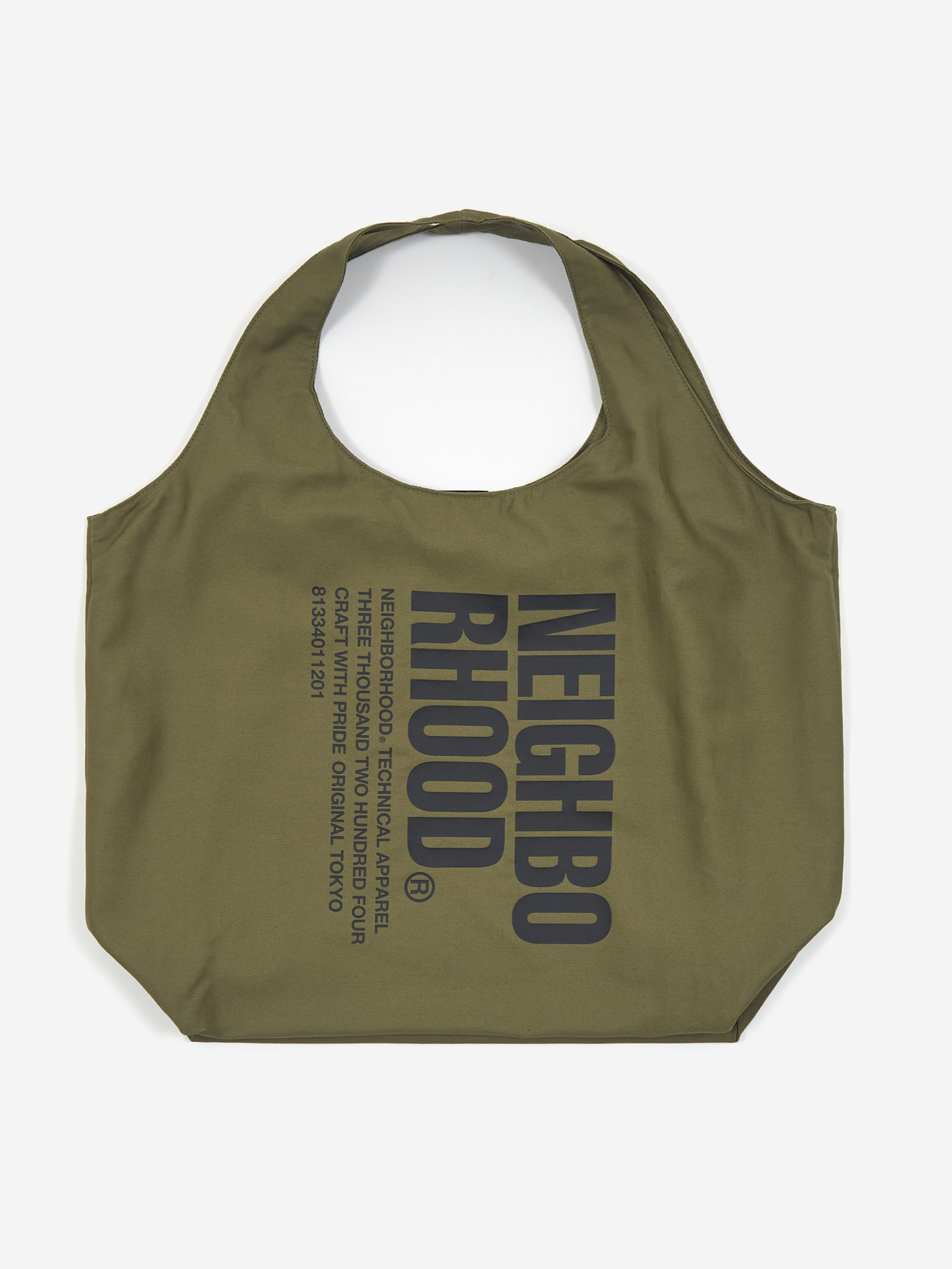 Neighborhood ID Tote Bag - L - Olive Drab